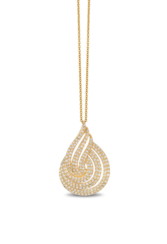 Effy D'Oro 14K Yellow Gold Diamond Pendant, 0.79 TCW