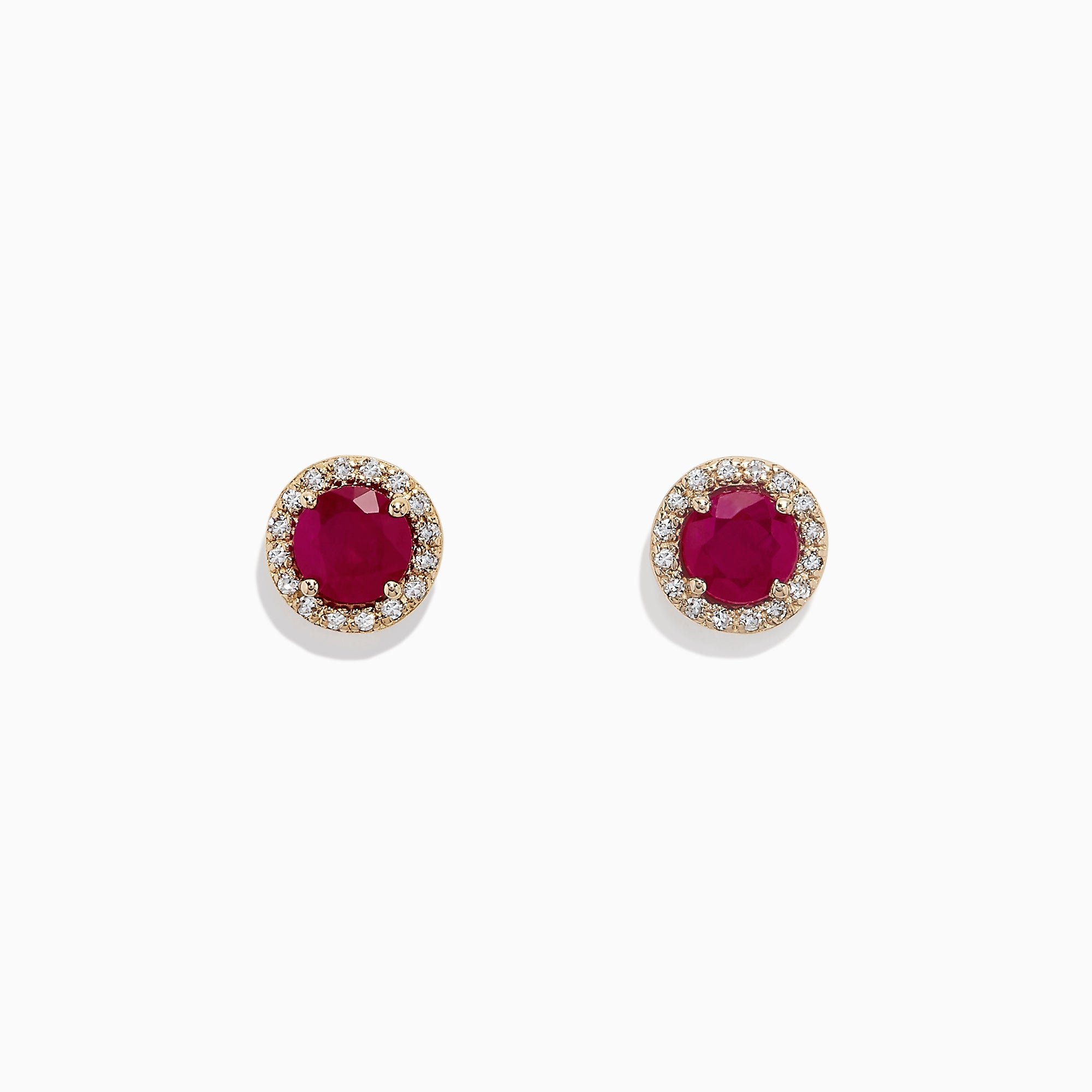 Ruby red stone earrings with cz pointers and pearl drop -