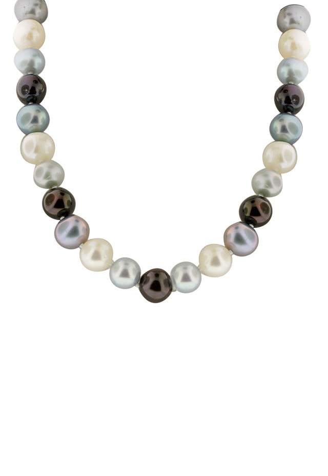 Effy 14K Yellow Gold Fresh Water Cultured Pearl Necklace - Gray