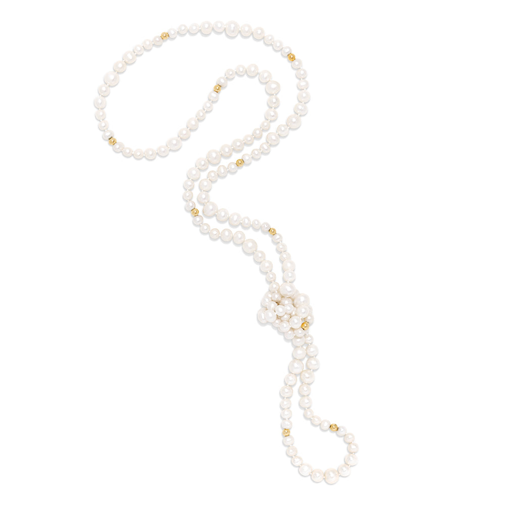 Effy 14K Yellow Gold Cultured Fresh Water Pearl 48" Necklace