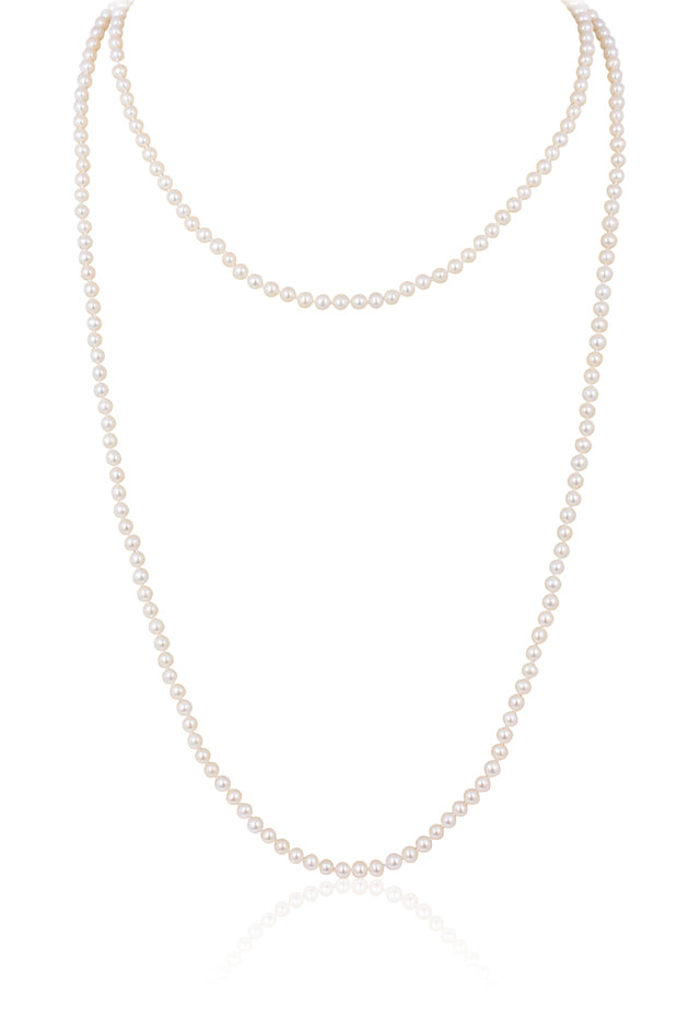 Fresh Water Cultured Pearl 65" Necklace