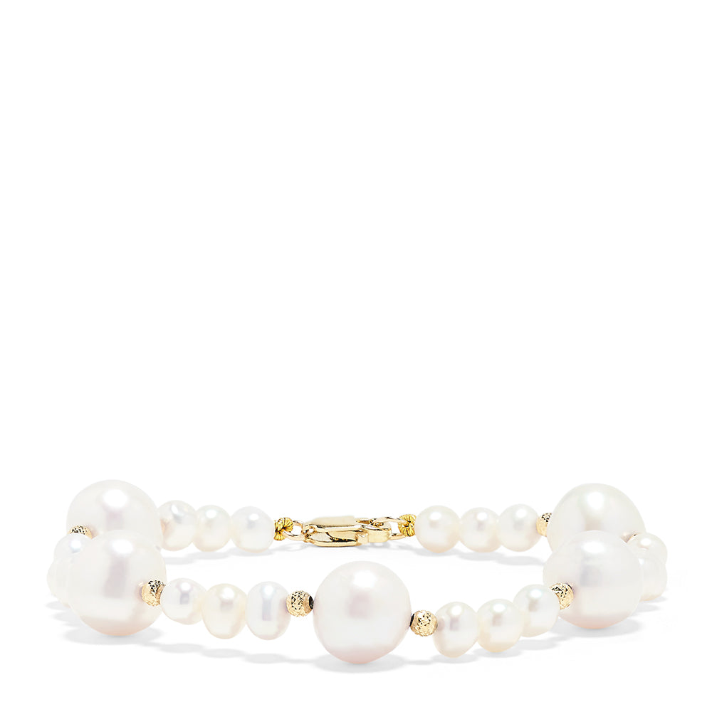 Effy 14K Yellow Gold Cultured Freshwater Pearls Bracelet