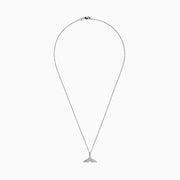 A Seaside 14K white gold diamond whales tail pendant (0.28 TCW) by Effy, displayed against a plain white background.