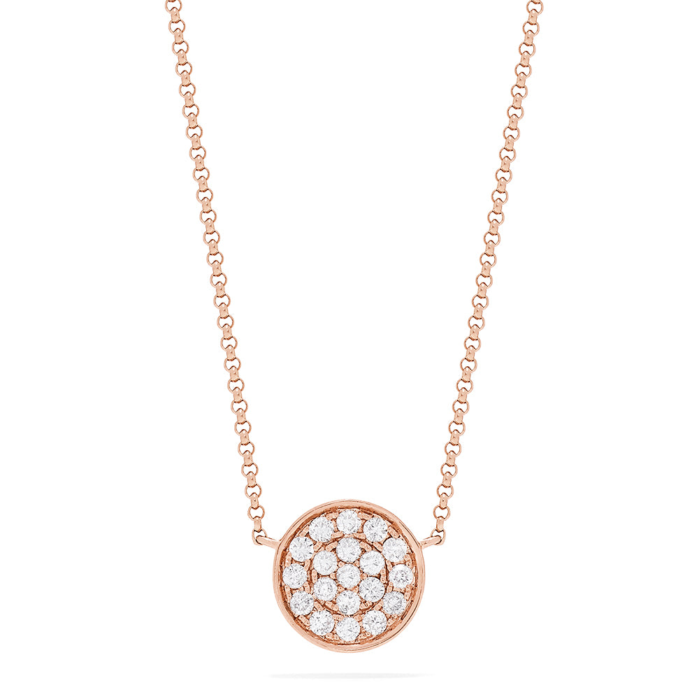 Effy diamond disc pendant necklace Clearance