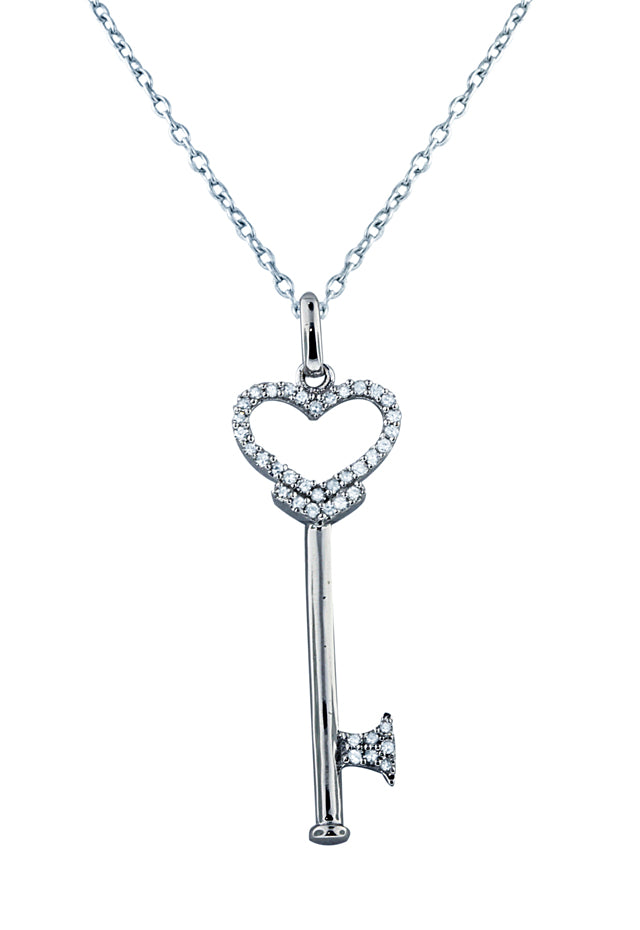 Effy Gold Diamond Heart Necklace | The Pen Centre