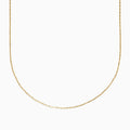 The 14K Yellow Gold Twisted Rope Chain is displayed against a plain white background, gently curving at the center.