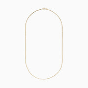 The 14K Yellow Gold Twisted Rope Chain is displayed against a plain white background, gently curving at the center.