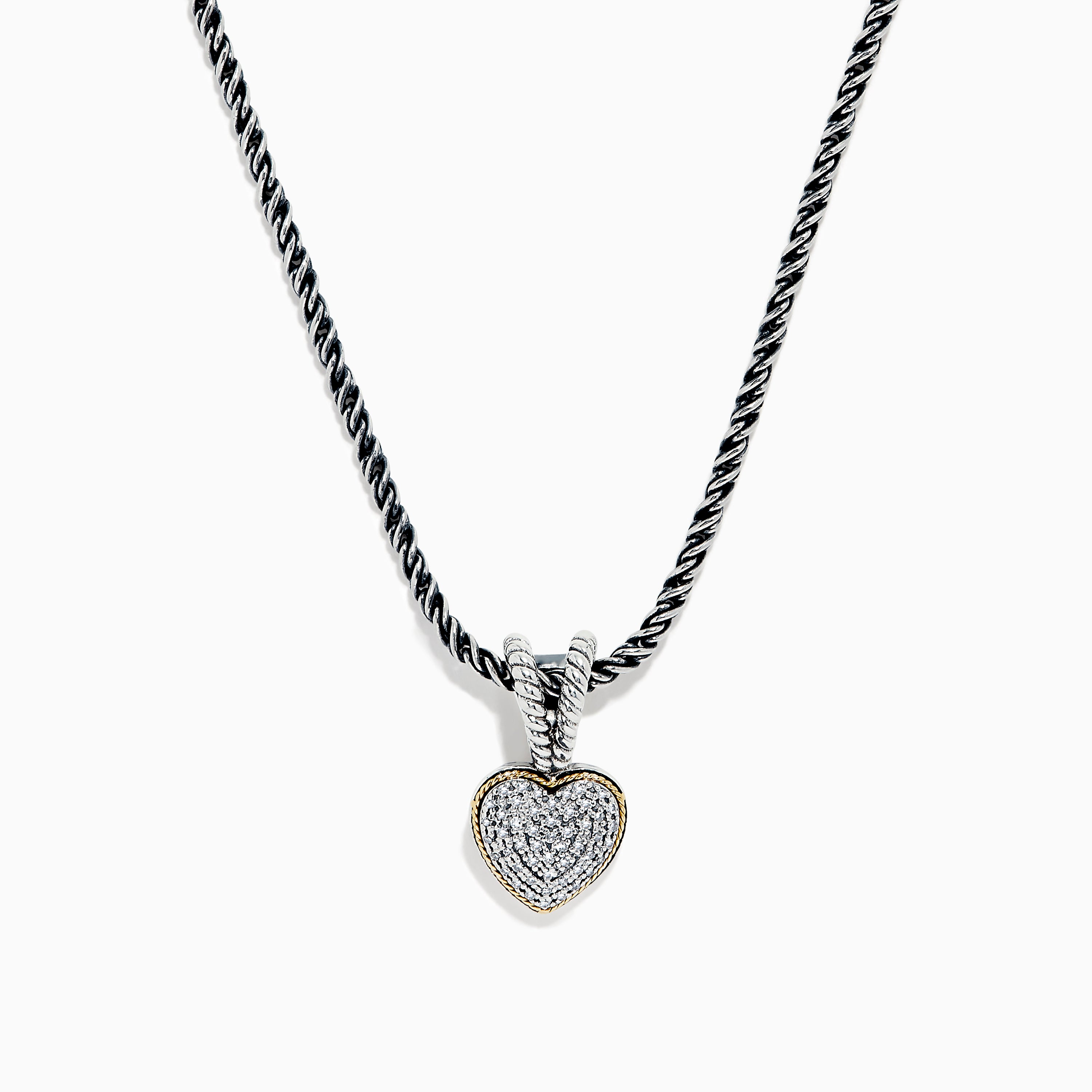 Effy Diamond Sterling Silver Fine Necklaces & Pendants for sale | eBay