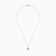 The Safari 14K Yellow Gold Tsavorite, Diamond and Pearl Frog Pendant features tsavorite accents and a white pearl, elegantly displayed on a plain white background.