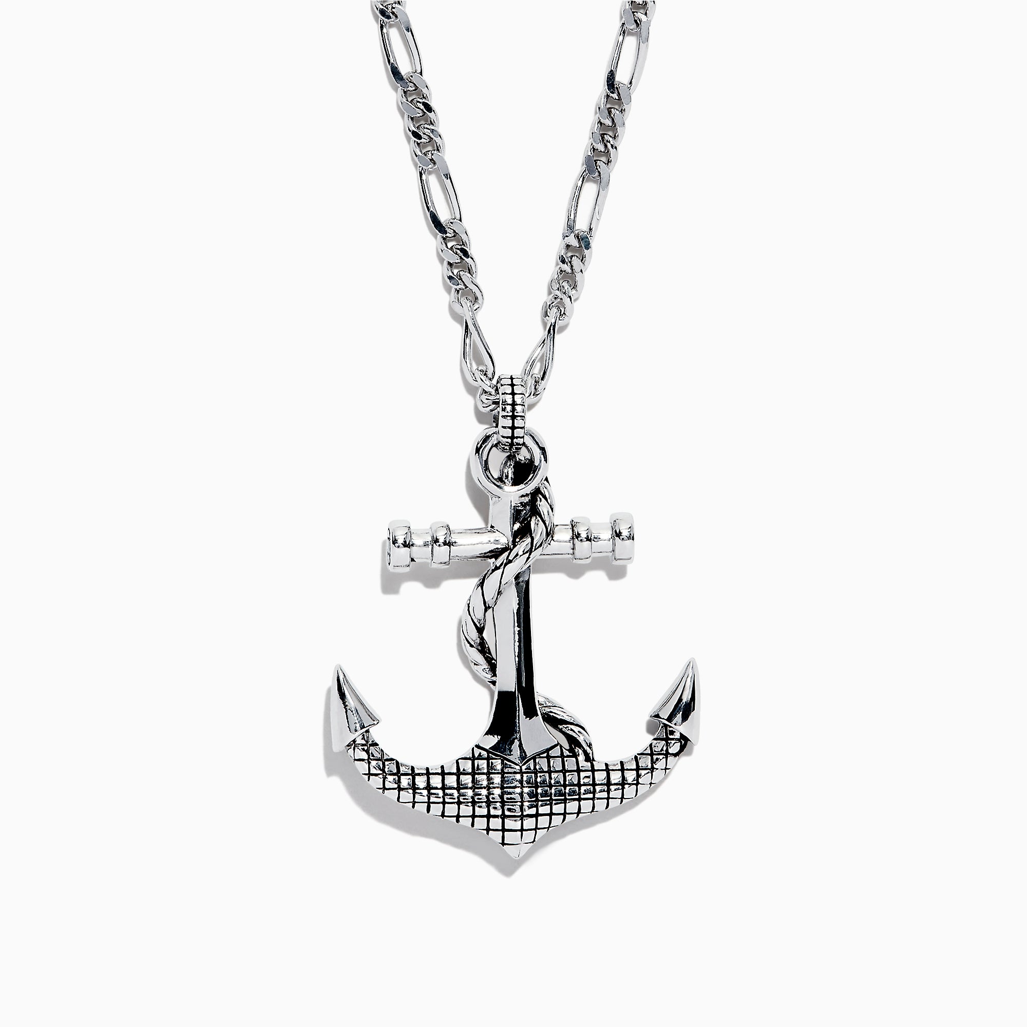 Effy Pendant Silver Anchor Necklace NEW in Package | eBay