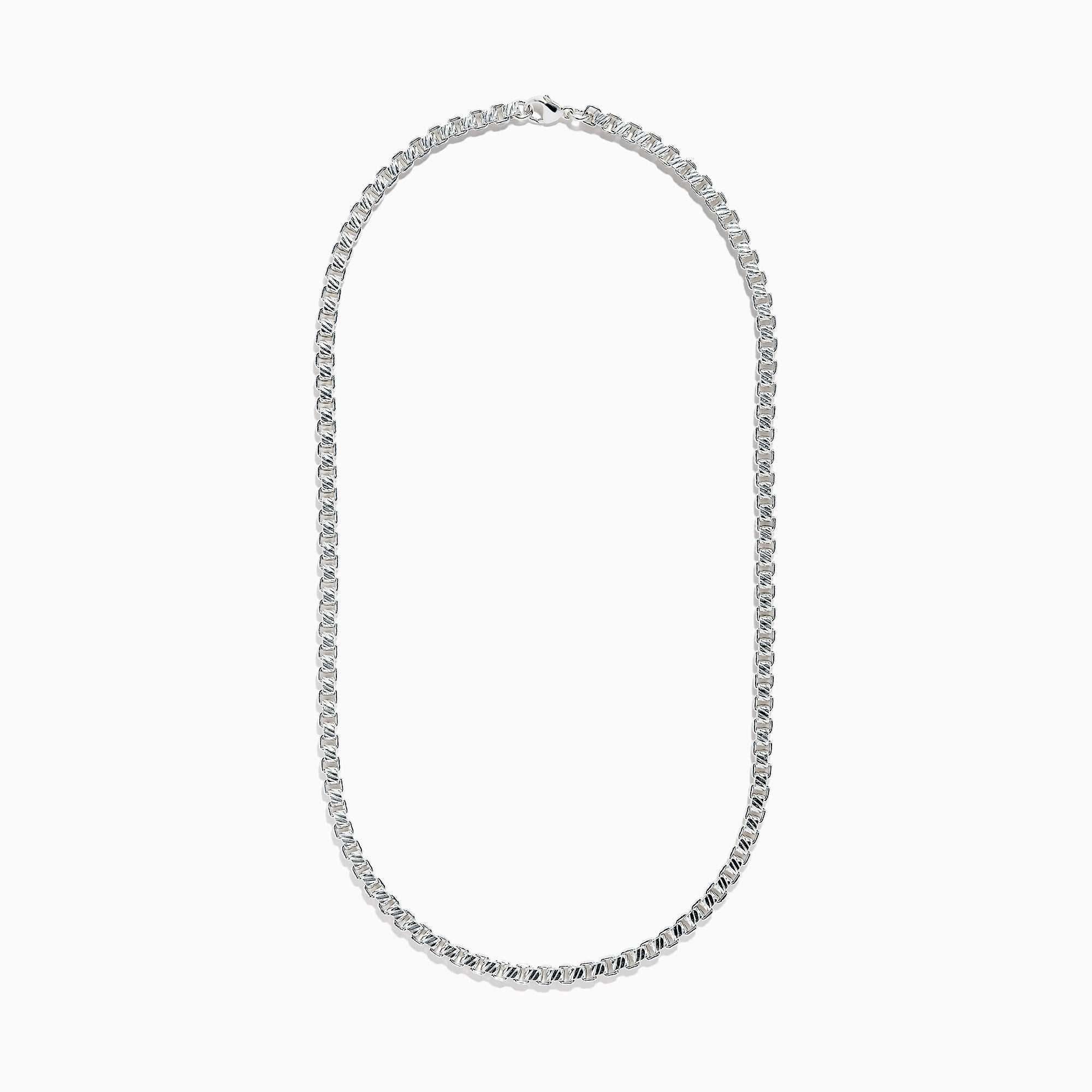 David Yurman Men's Box Chain Necklace in Silver, 3.6mm | Nordstrom