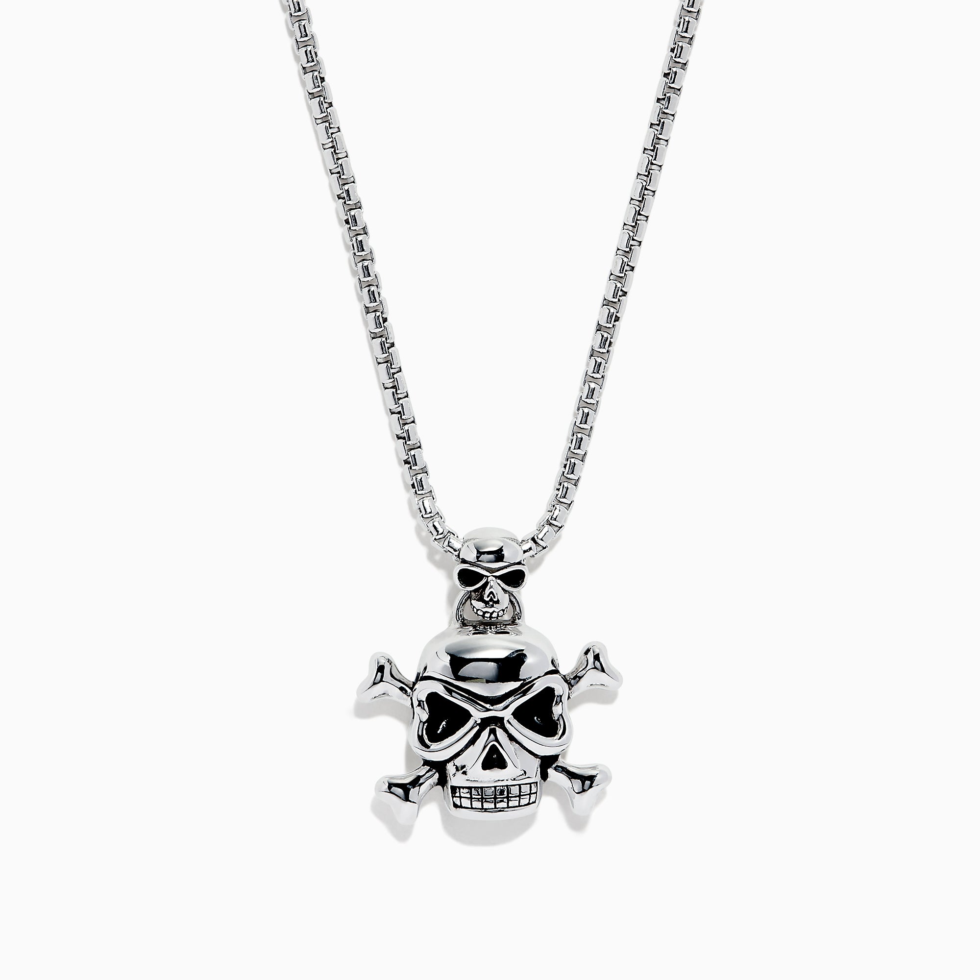 Effy Men's 925 Sterling Silver Skull & Crossbones Pendant