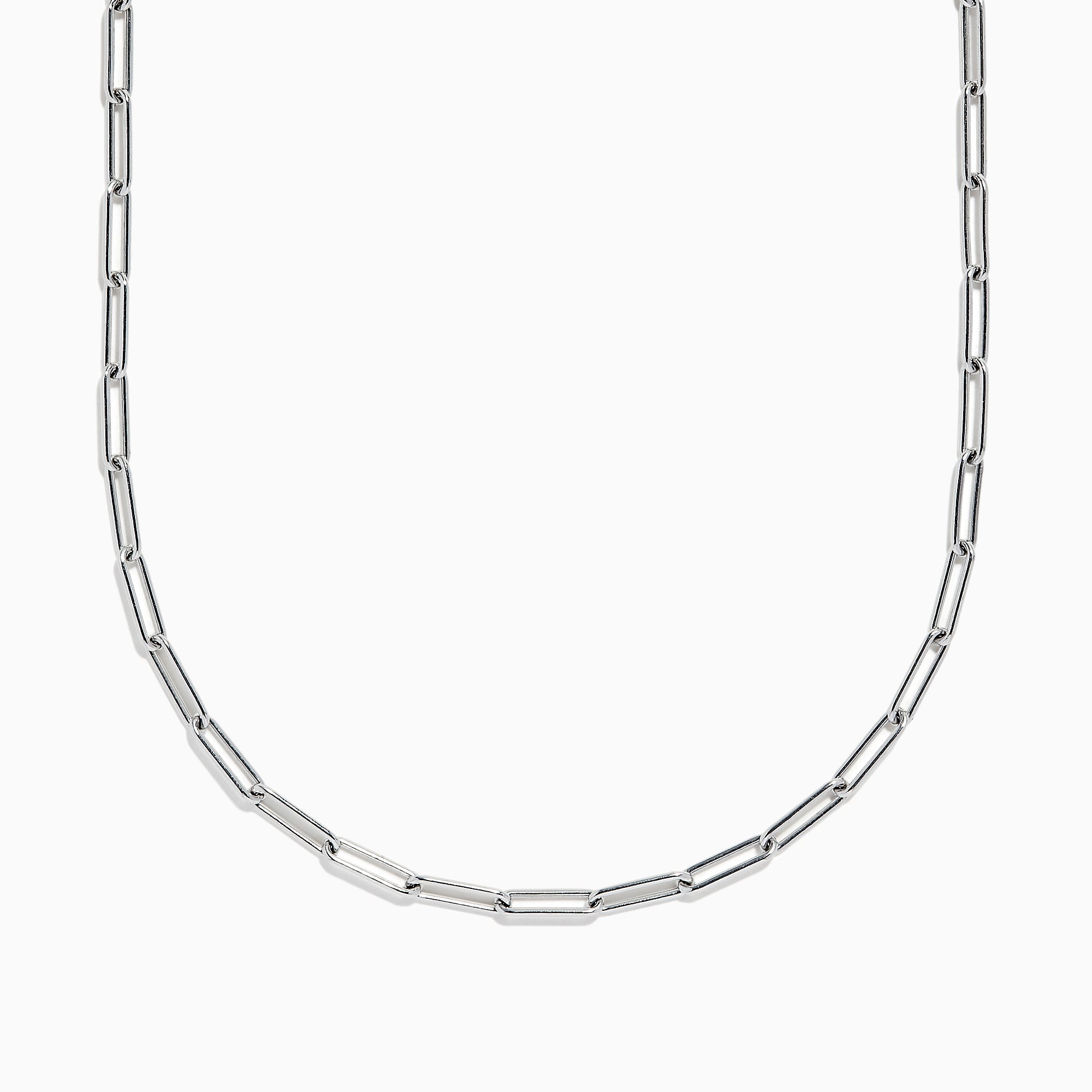 Off-White Paperclip Necklace - Silver