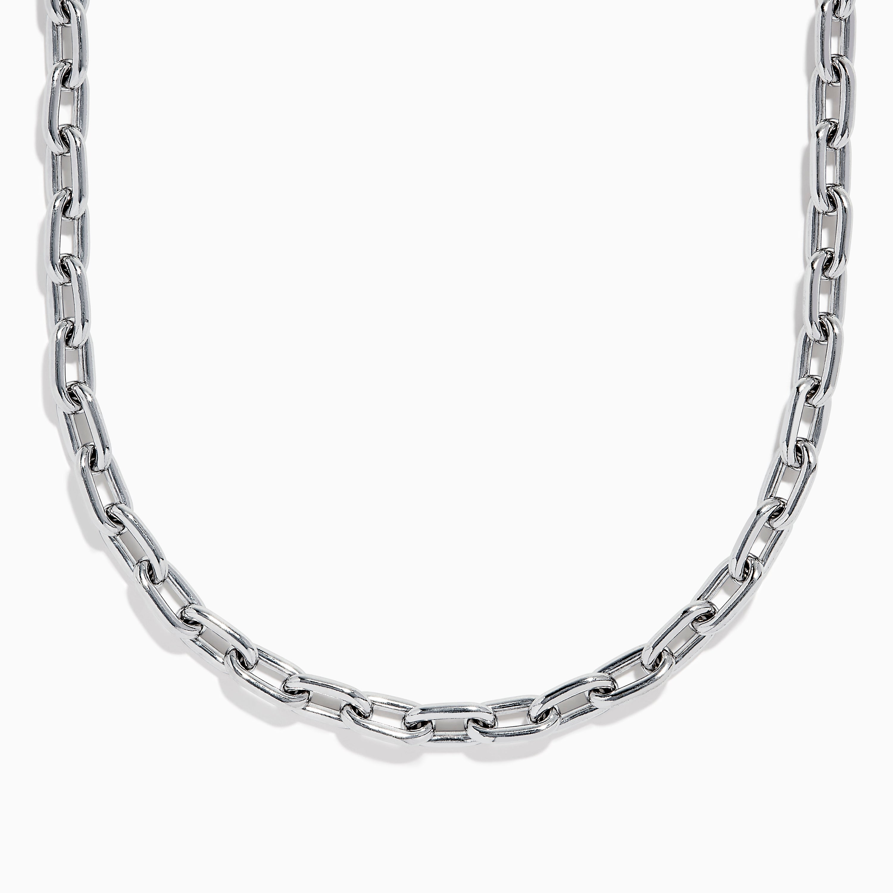 Effy Men's 925 Sterling Silver Paperchain Necklace