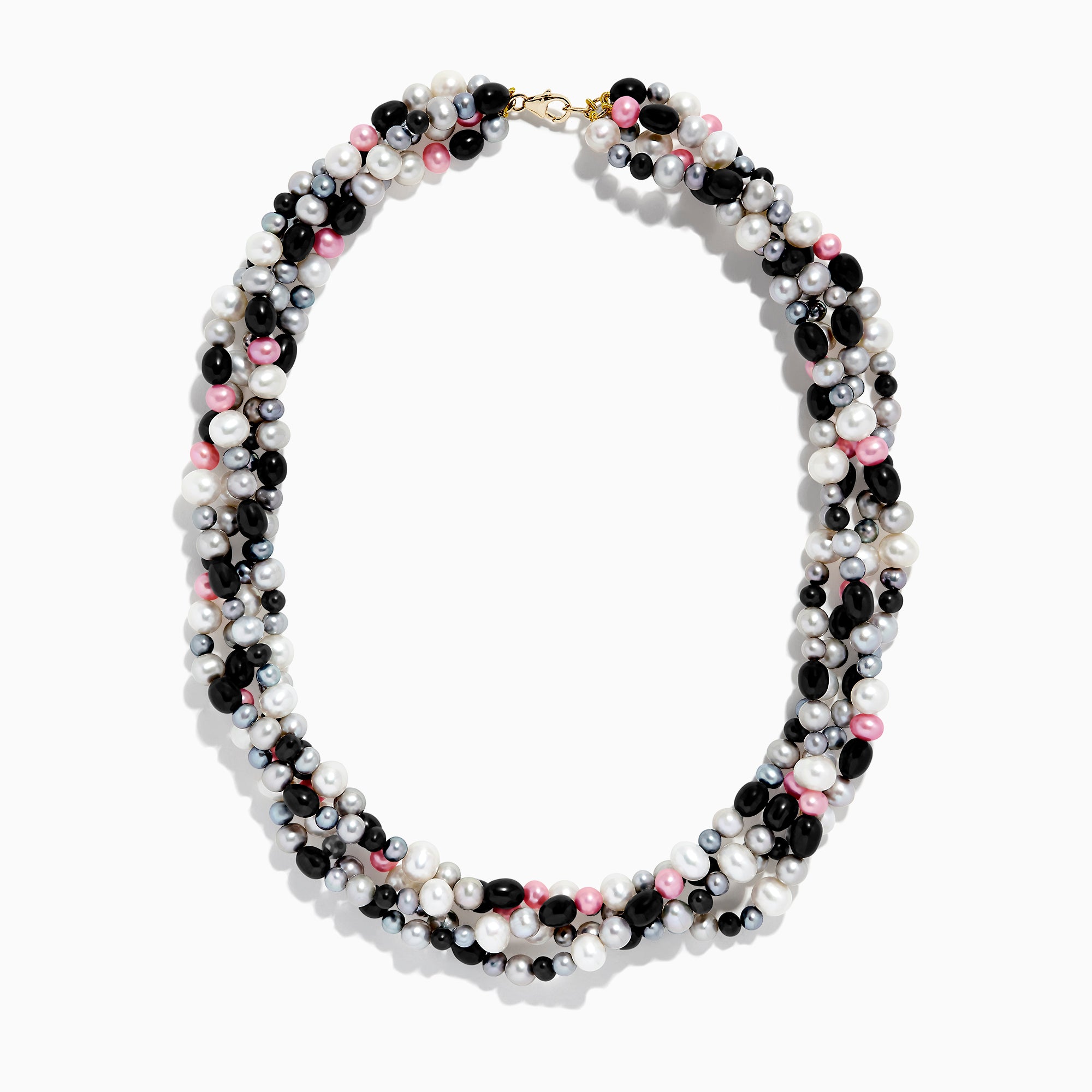 Effy Multi Color Cultured Pearl Four Strand Necklace