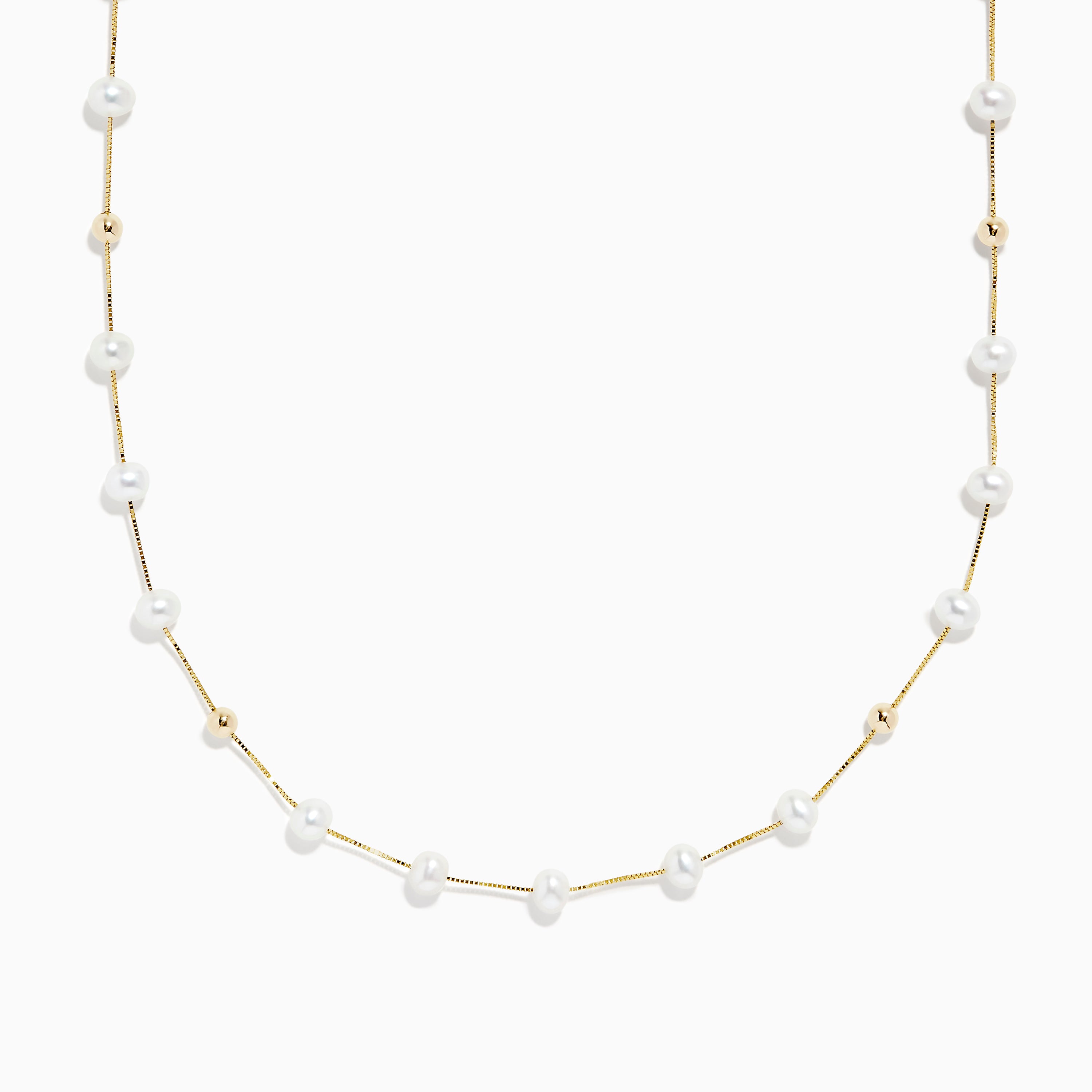 Effy 14K Yellow Gold Freshwater Pearl Necklace