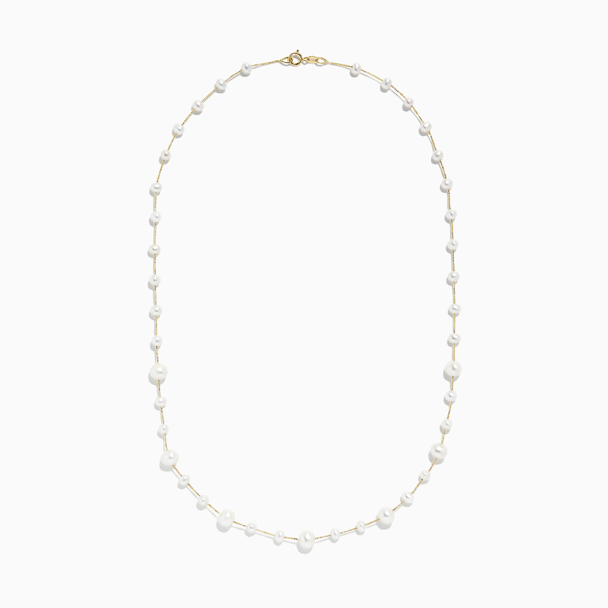 Effy 14K Yellow Gold Cultured Fresh Water Pearl Necklace