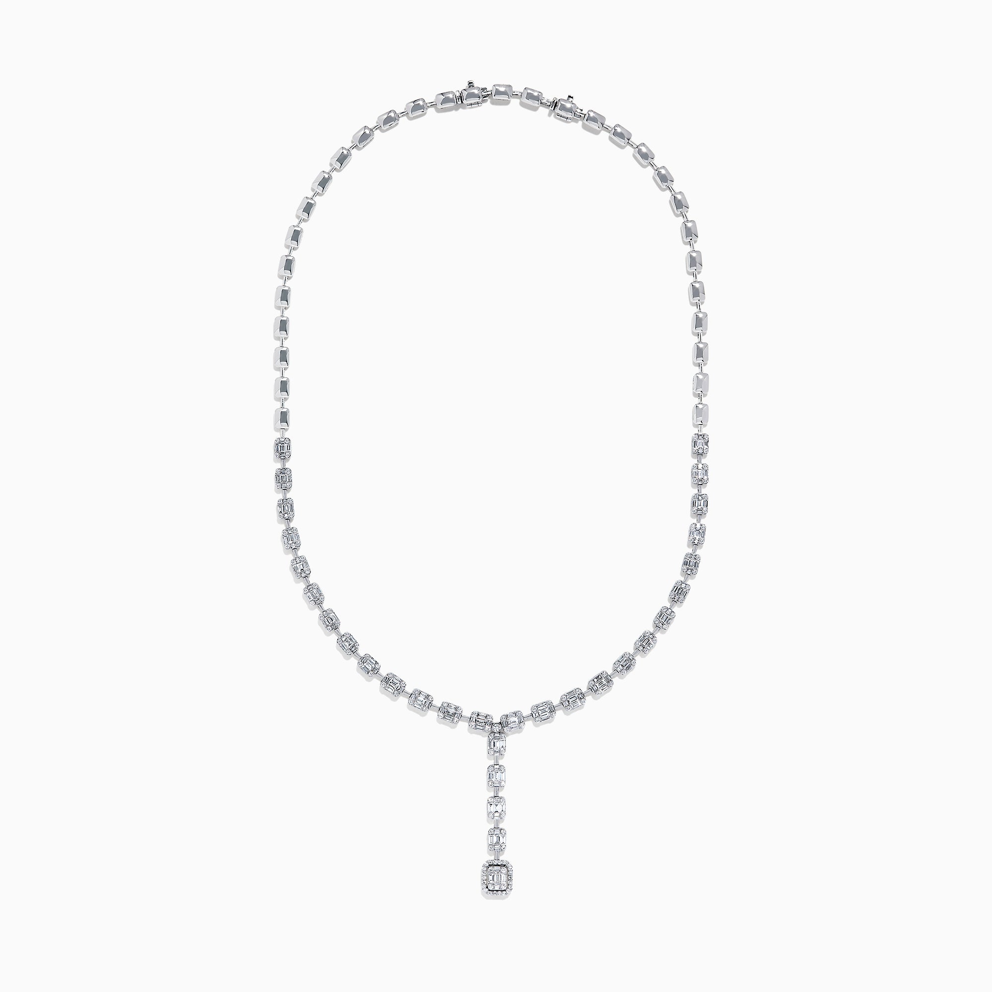 Diamond Lariat Necklace in 14kt White Gold (2 5/8ct tw) – Day's Jewelers