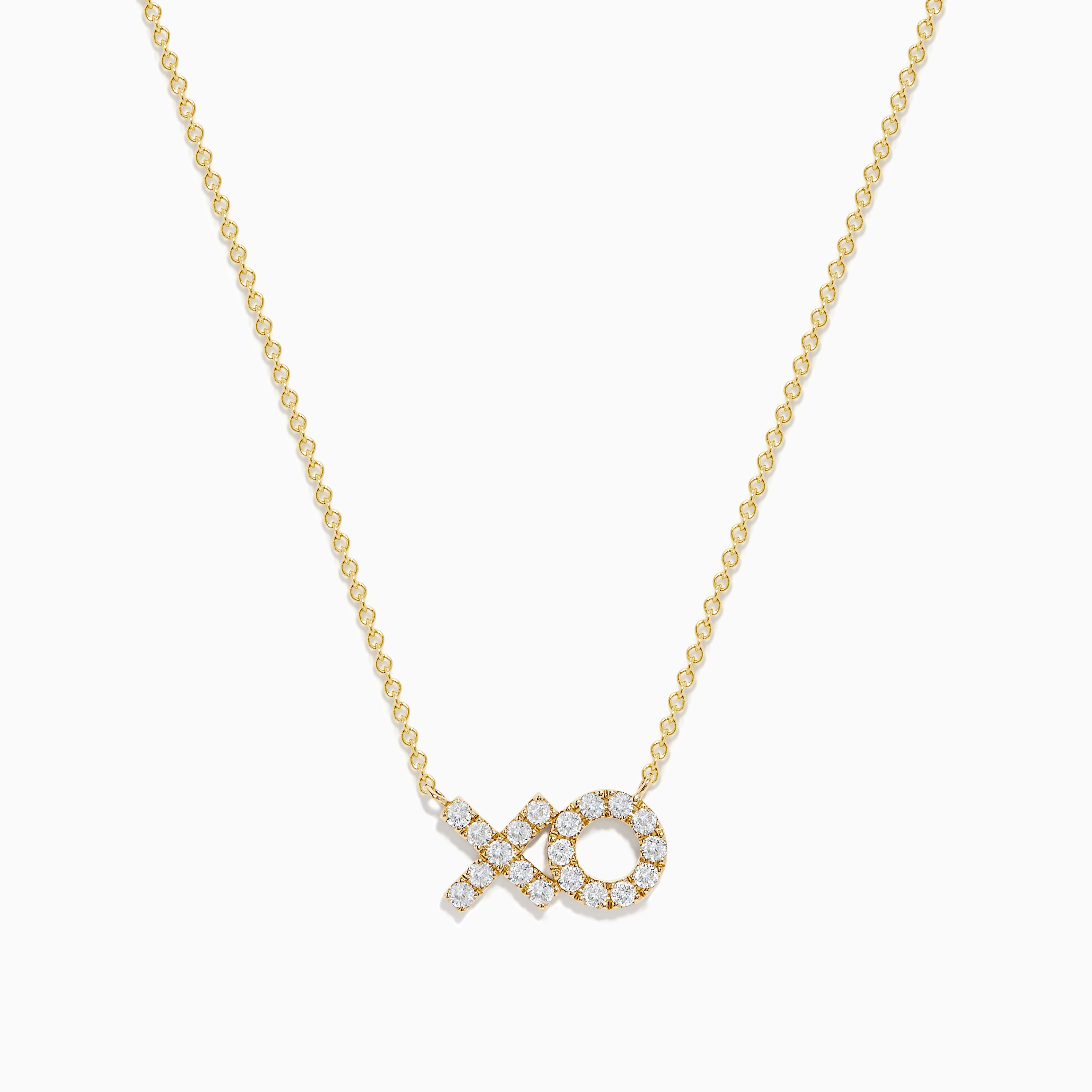 Shop Sydney Evan 14k Gold & Diamond Extra Large XO Necklace
