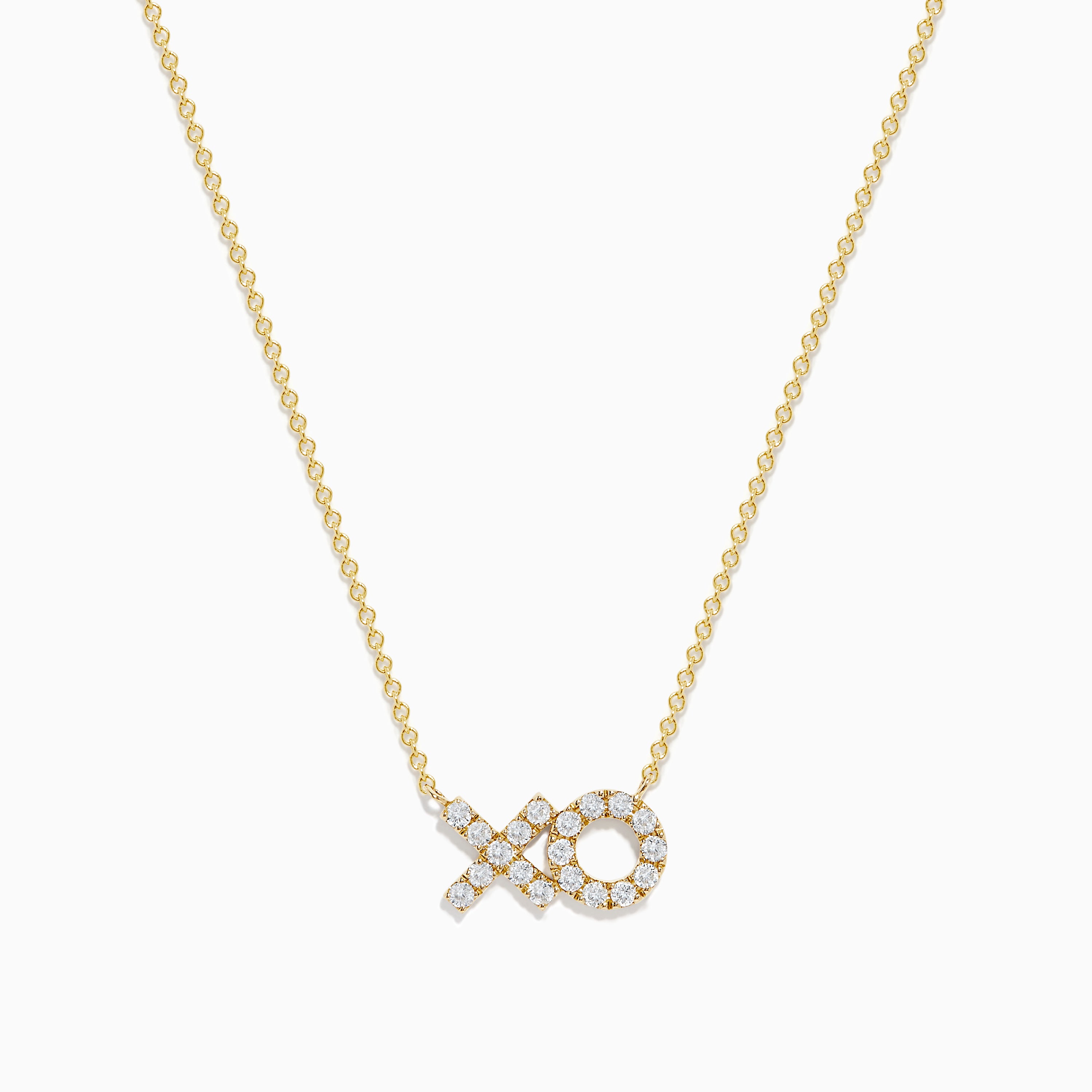 Xo necklace 14k gold Clearance