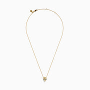 The Signature 14K Gold Emerald and Diamond Panther Pendant (0.27 TCW) features a stylized panther head with emerald-green gemstone eyes and intricate detailing, suspended on a delicate gold chain against a white background.