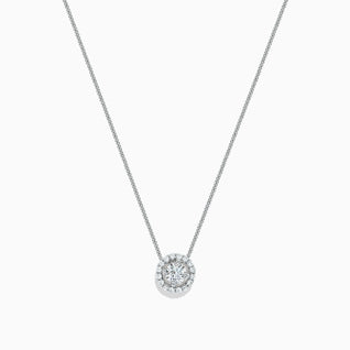 Effy Pave Classica 14K White Gold Diamond Pendant, 0.32 TCW