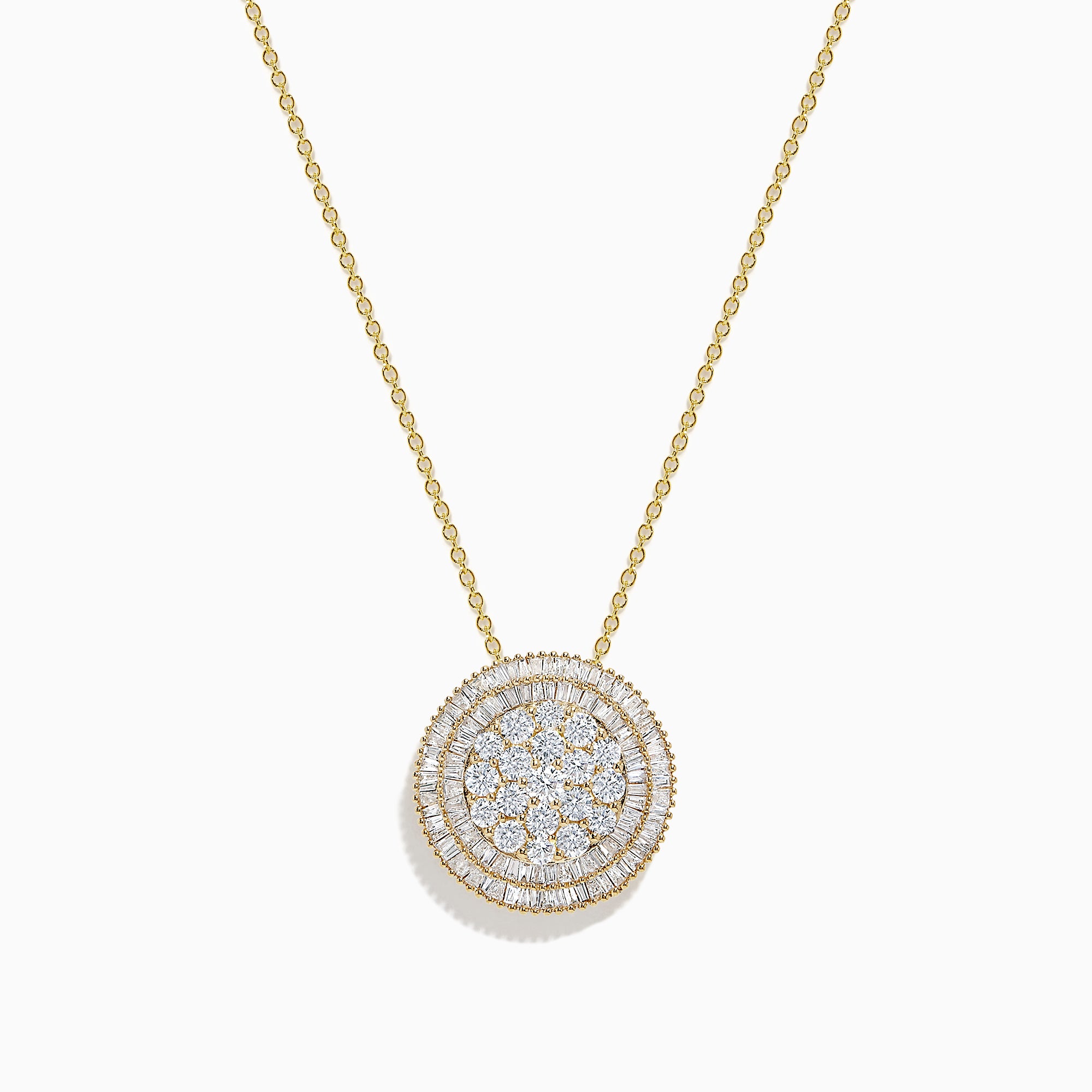 Effy diamond disc pendant necklace Clearance