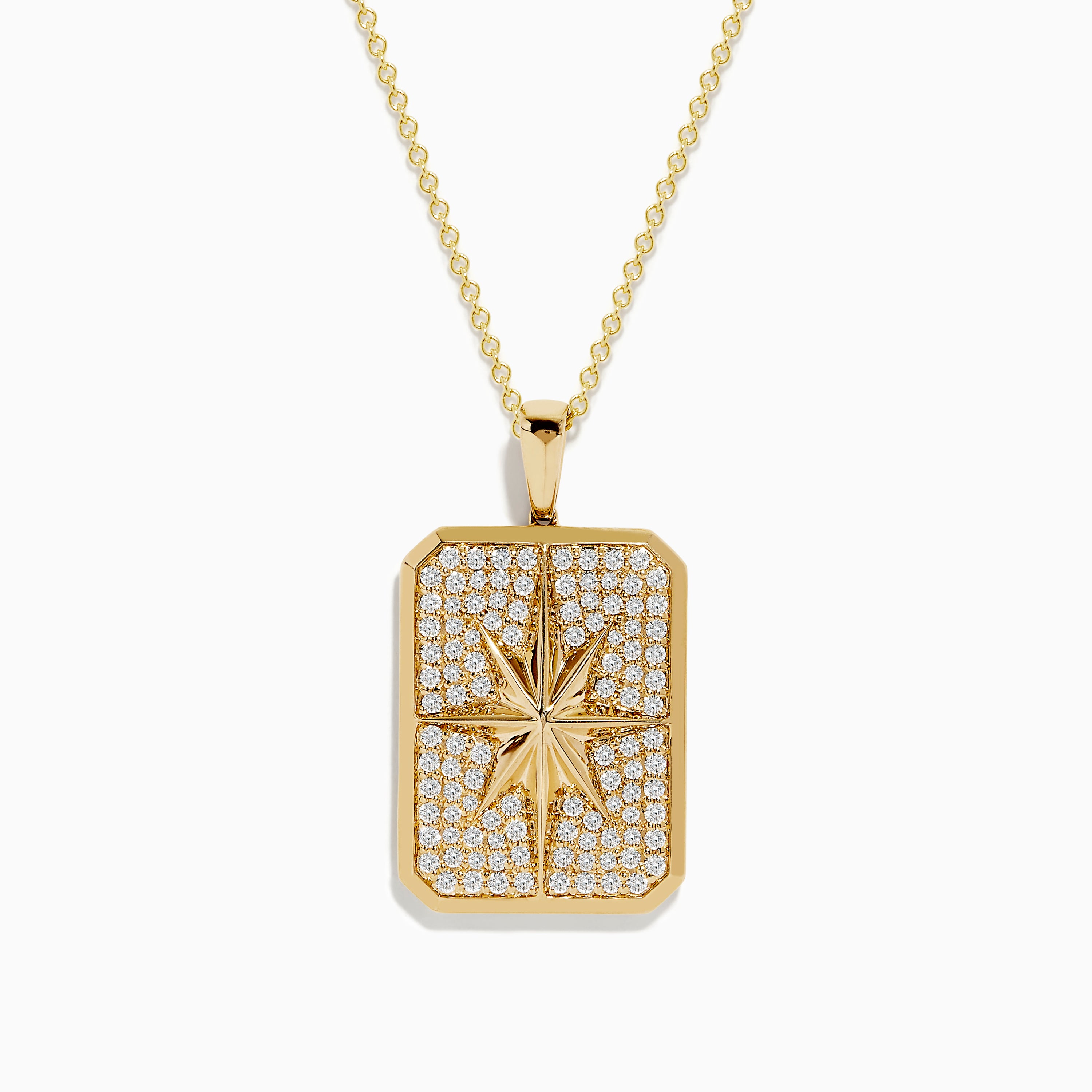 Effy D'oro 14K Yellow Gold Diamond pendant