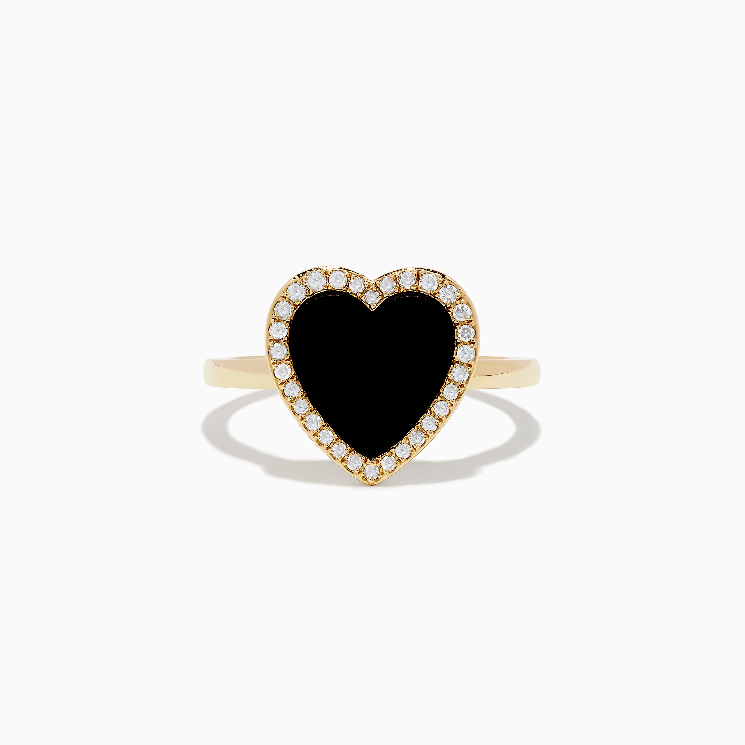 Buy 2 Ct Heart Shape Black and White Diamond Heart Promise Ring – Gemone  Diamond