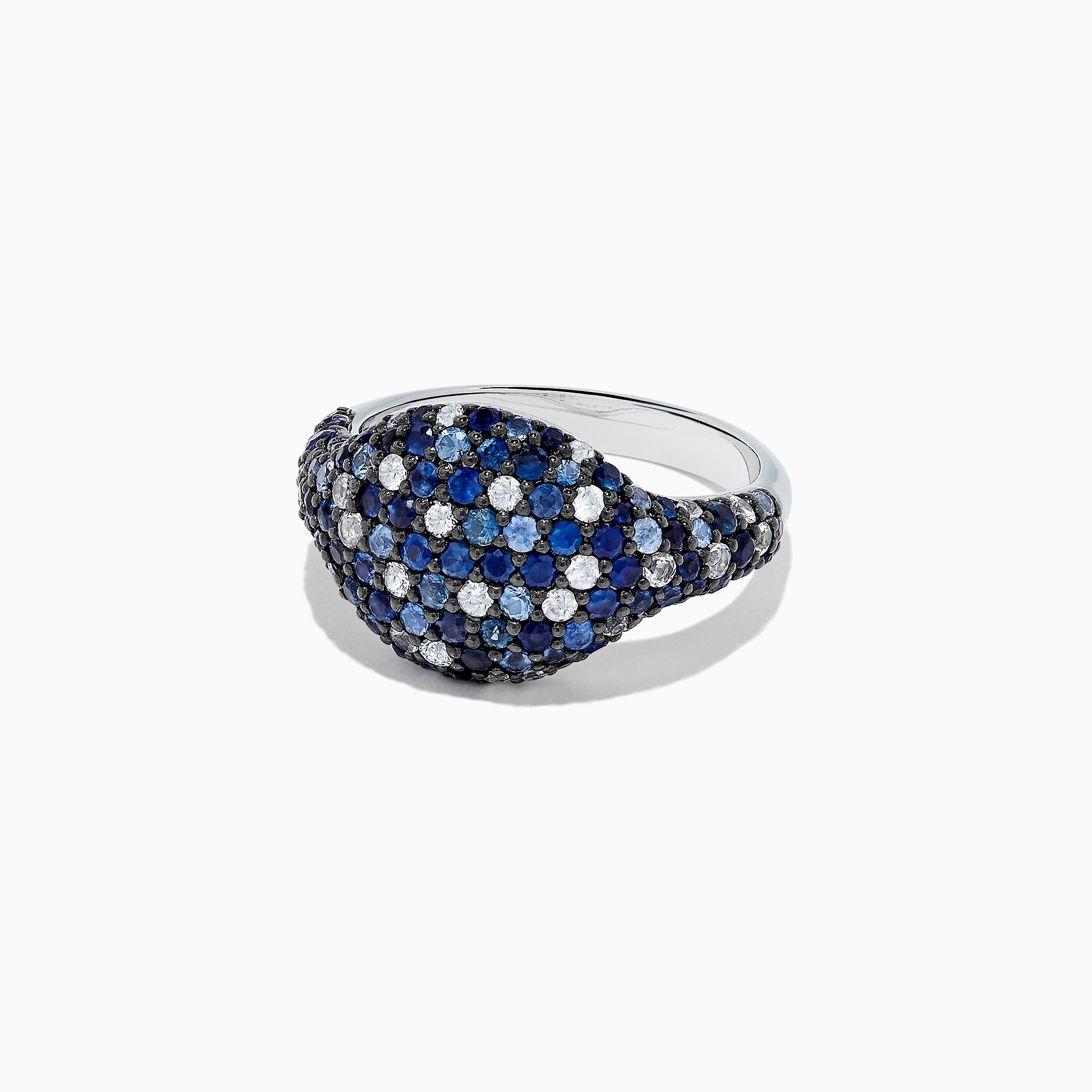 Effy Splash Sterling Silver Blue Sapphire Ring, 2.25 TCW