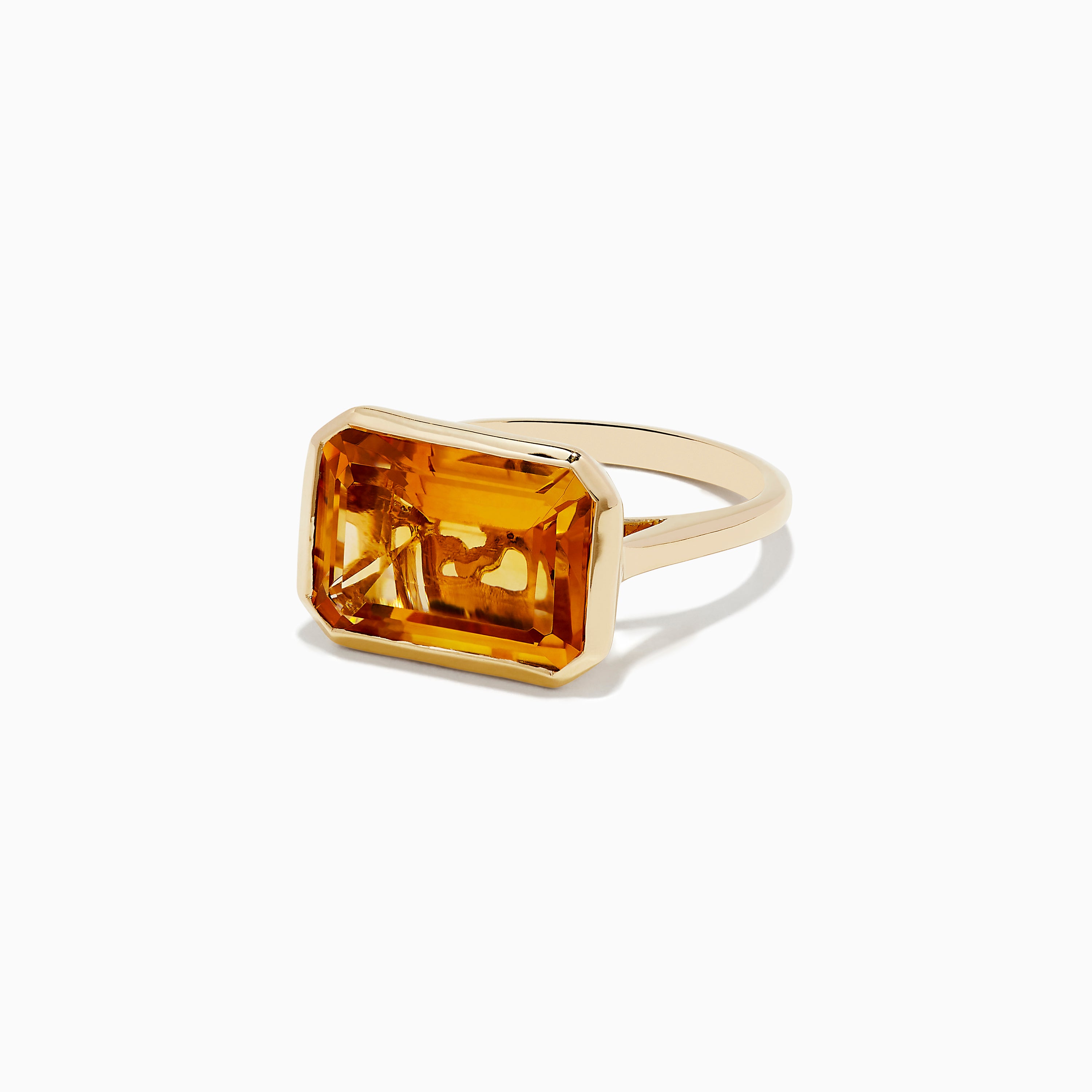 Effy Sunset 14K Yellow Gold Citrine Ring