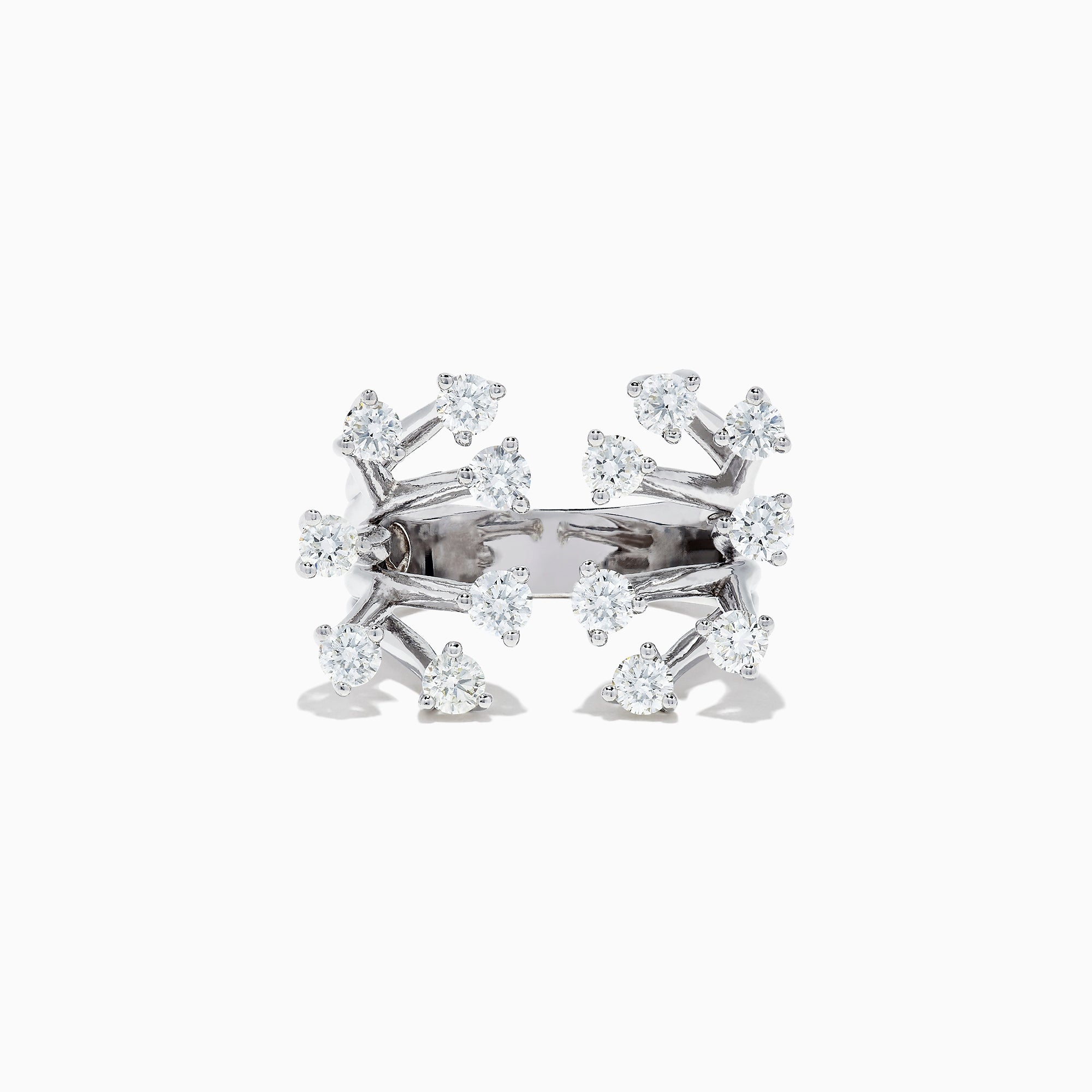 Effy Pave Classica 14K White Gold Diamond Ring, 1.37 TCW – effyjewelry.com