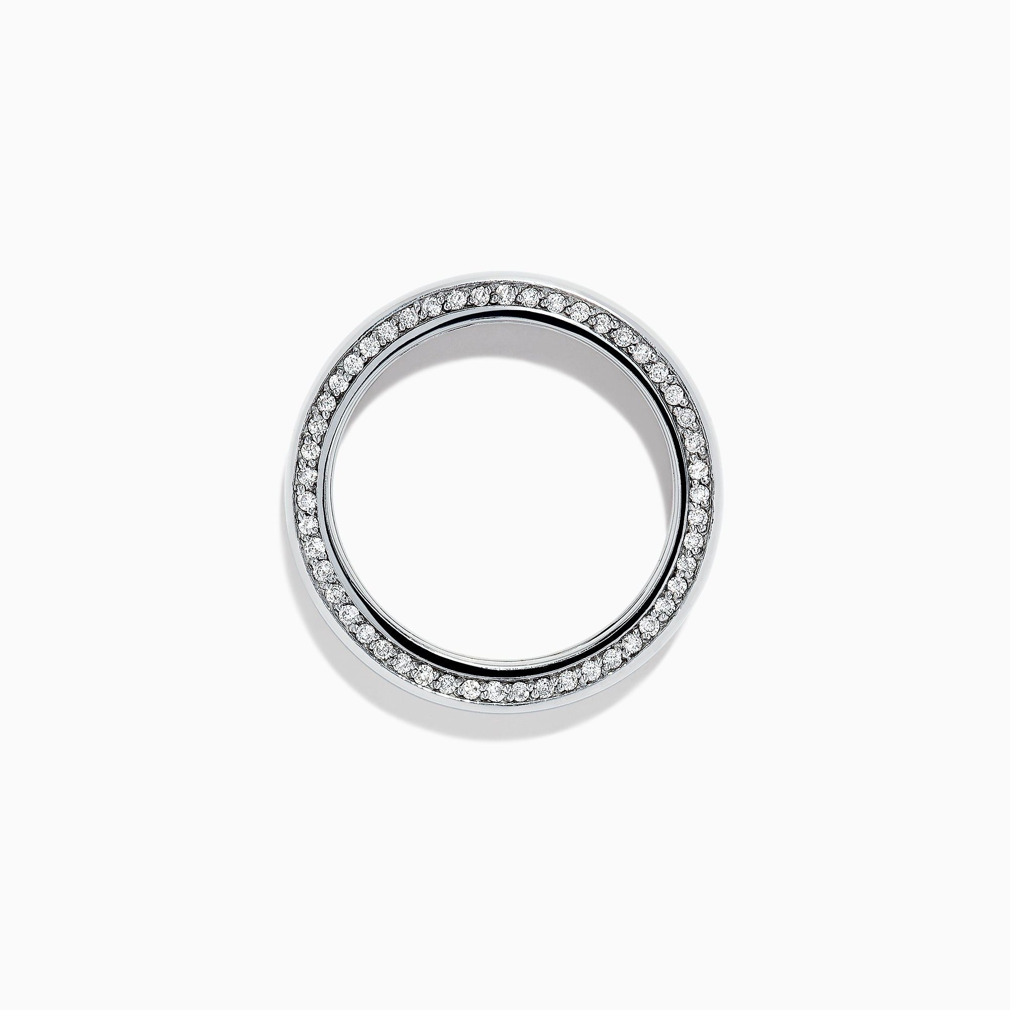 Effy Men's 14K White Gold Diamond Ring, 0.74 TCW