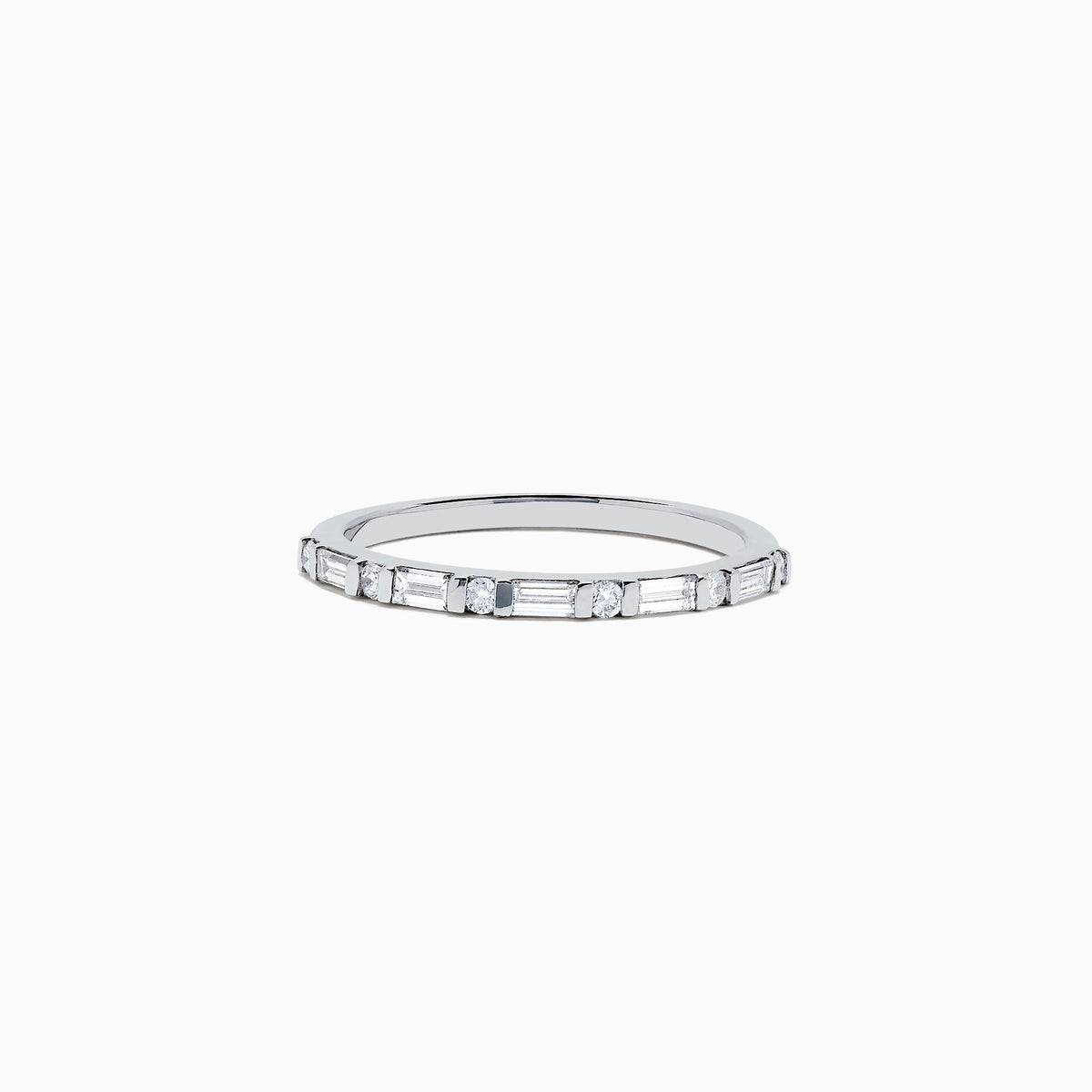 Experience elegance with the Canare 18K Gold Yellow Diamond Engagement & Wedding Ring Set, 2.57 TCW, showcasing a rectangular yellow diamond center and split gold band adorned with baguette clear stones on each side.