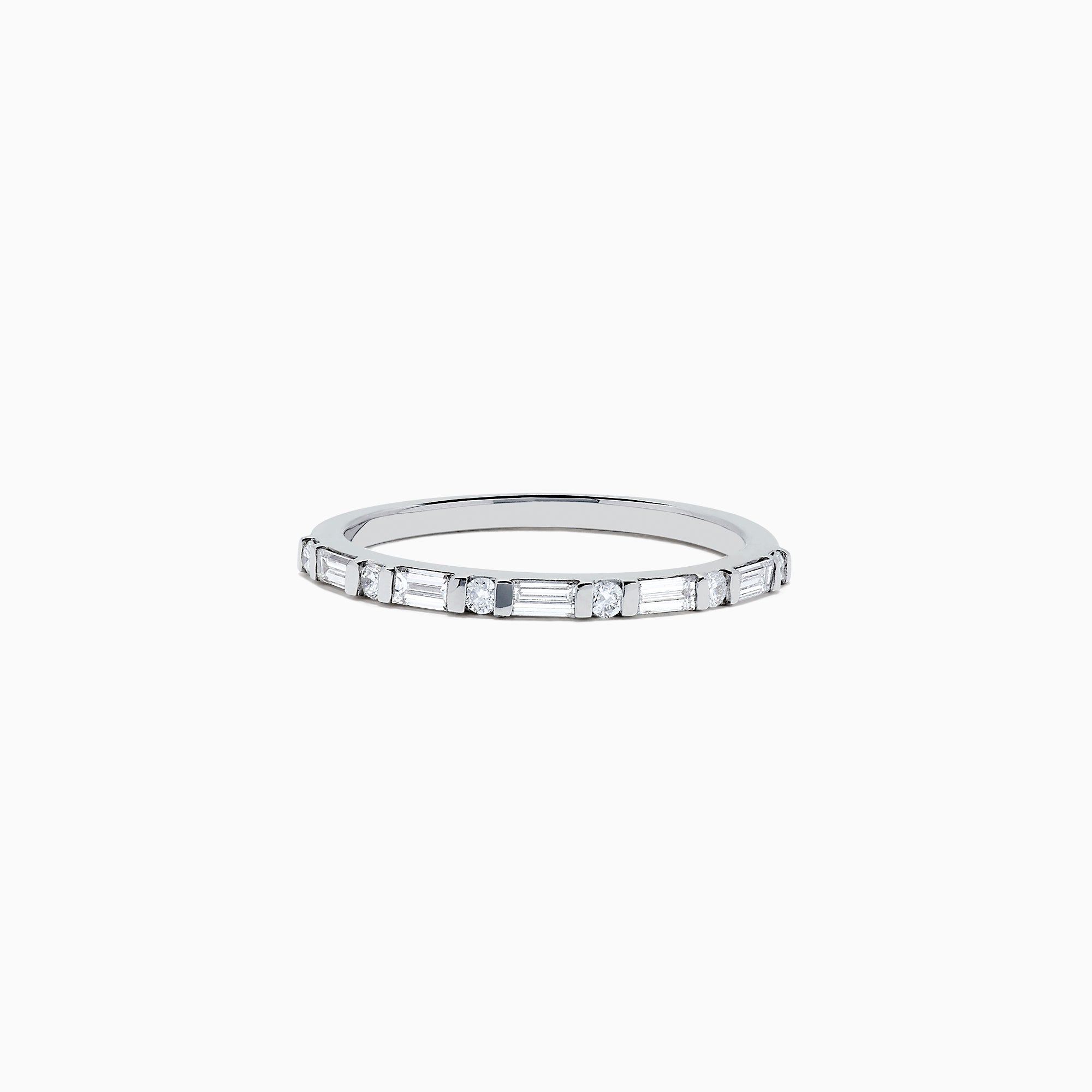 Experience elegance with the Canare 18K Gold Yellow Diamond Engagement & Wedding Ring Set, 2.57 TCW, showcasing a rectangular yellow diamond center and split gold band adorned with baguette clear stones on each side.