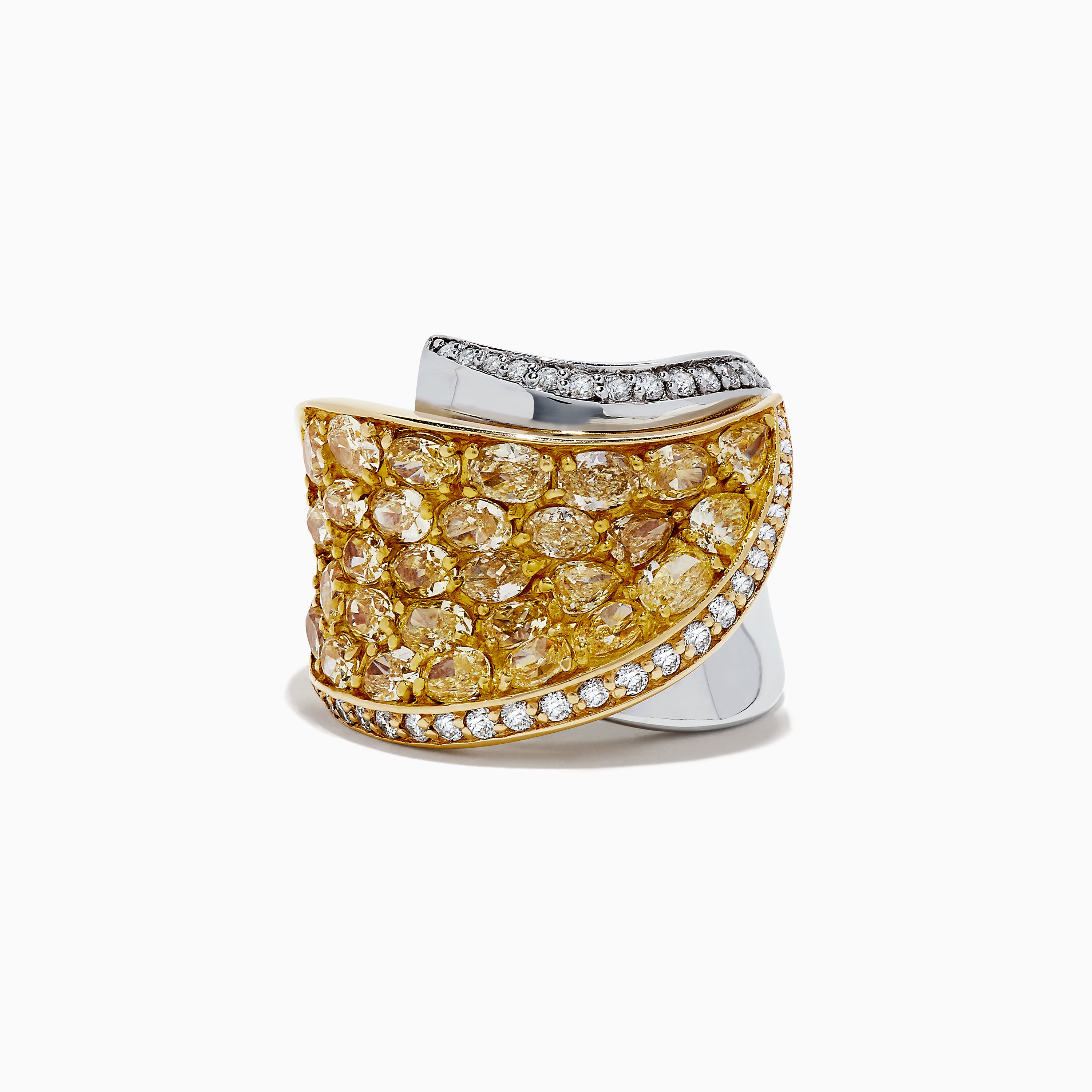 美品】 エフィー レディース リング アクセサリー EFFYreg; Multi-Gemstone ct. Diamond 10  Chain Link Ring in 14k Gold Multi Precious