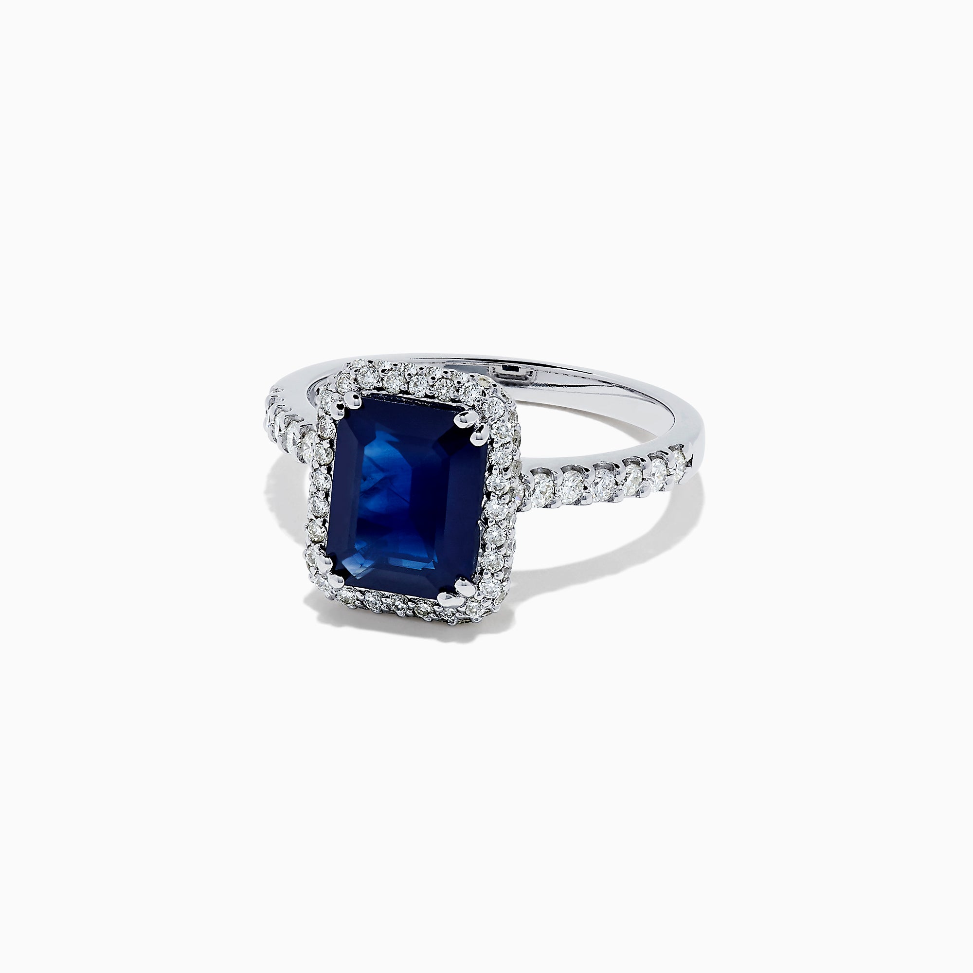 Effy Royale Bleu 14K White Gold Sapphire and Diamond Ring, 2.95 TCW