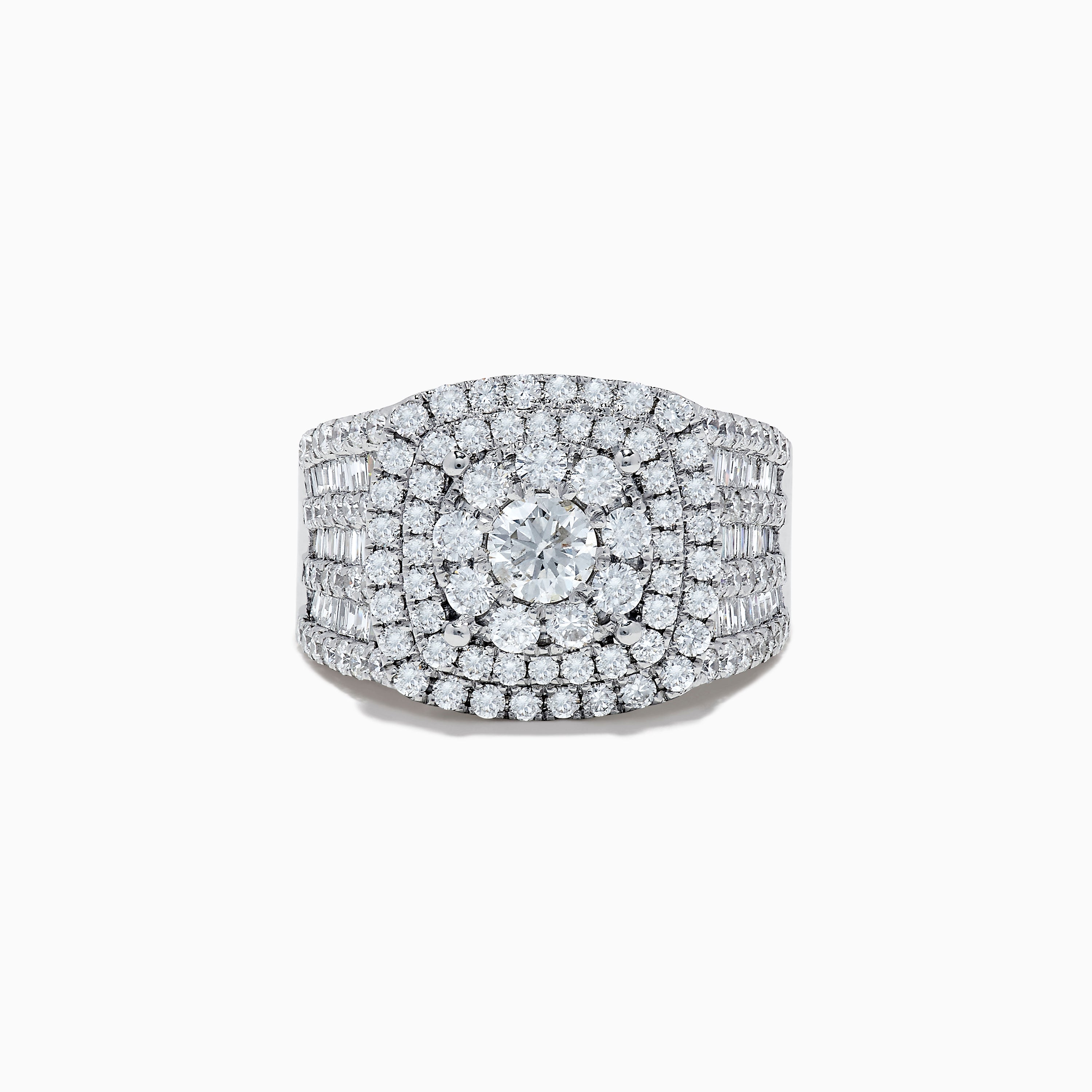 Effy Bouquet 14K White Gold Diamond Ring