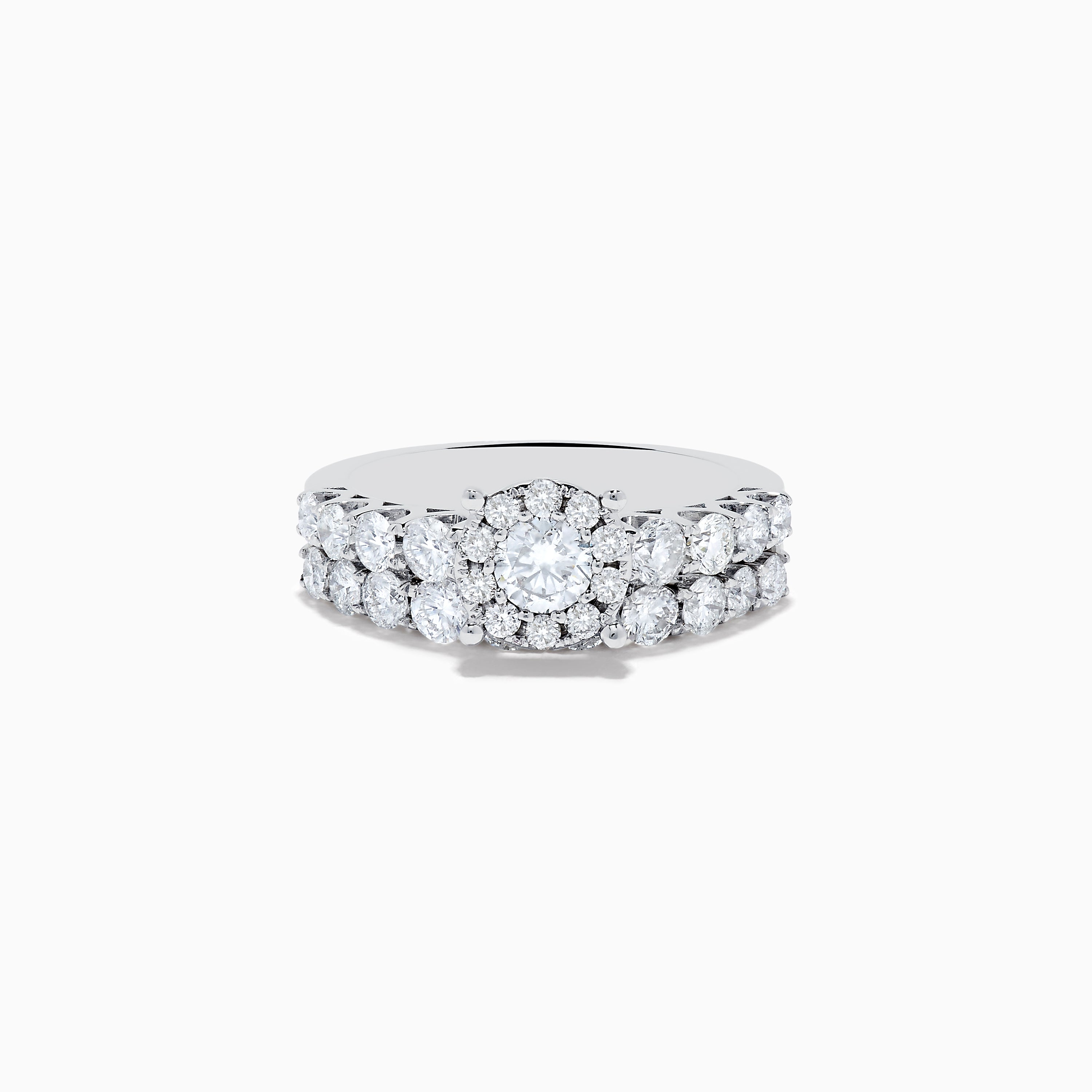 Effy 14K White Gold Diamond Ring Set