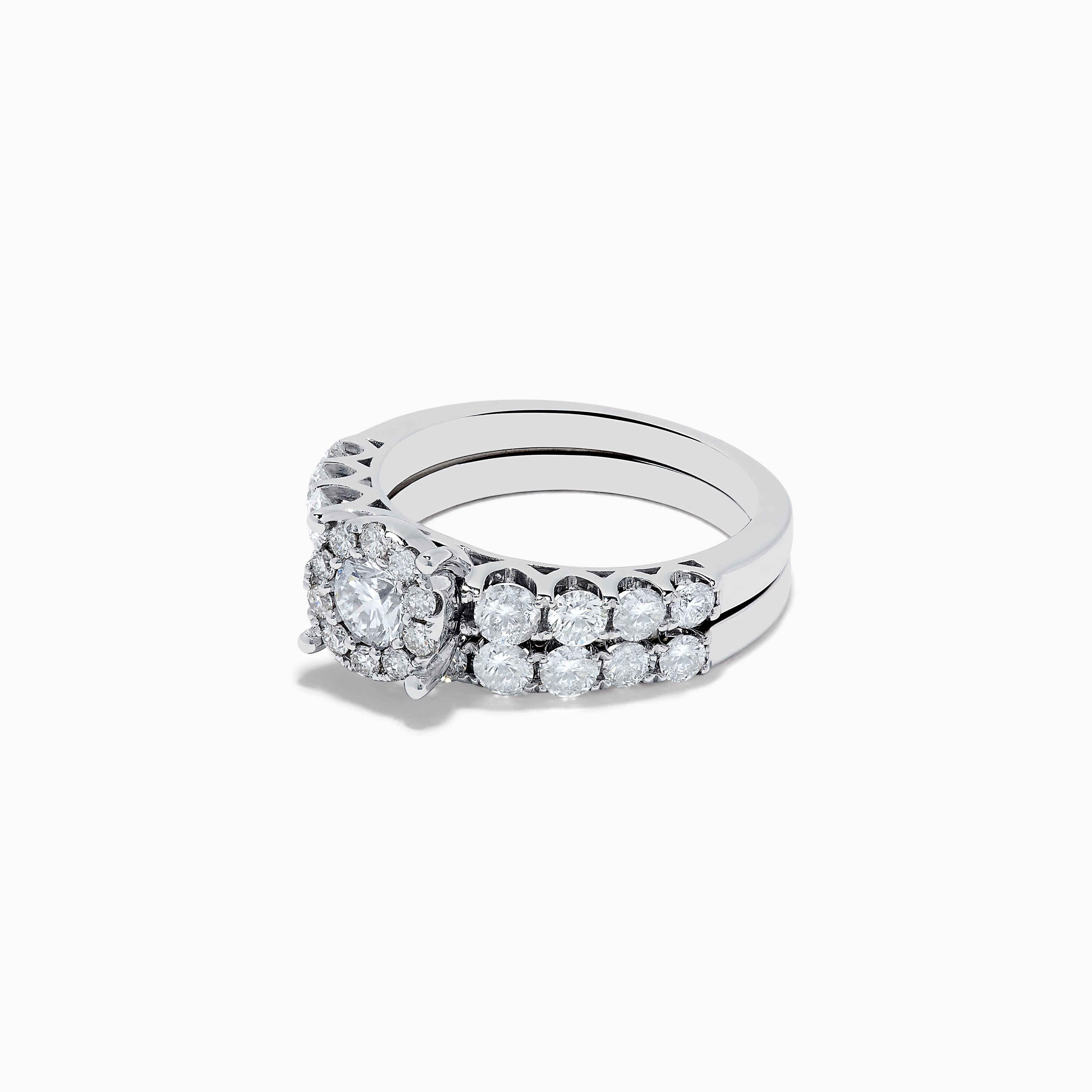 Effy 14K White Gold Diamond Ring Set