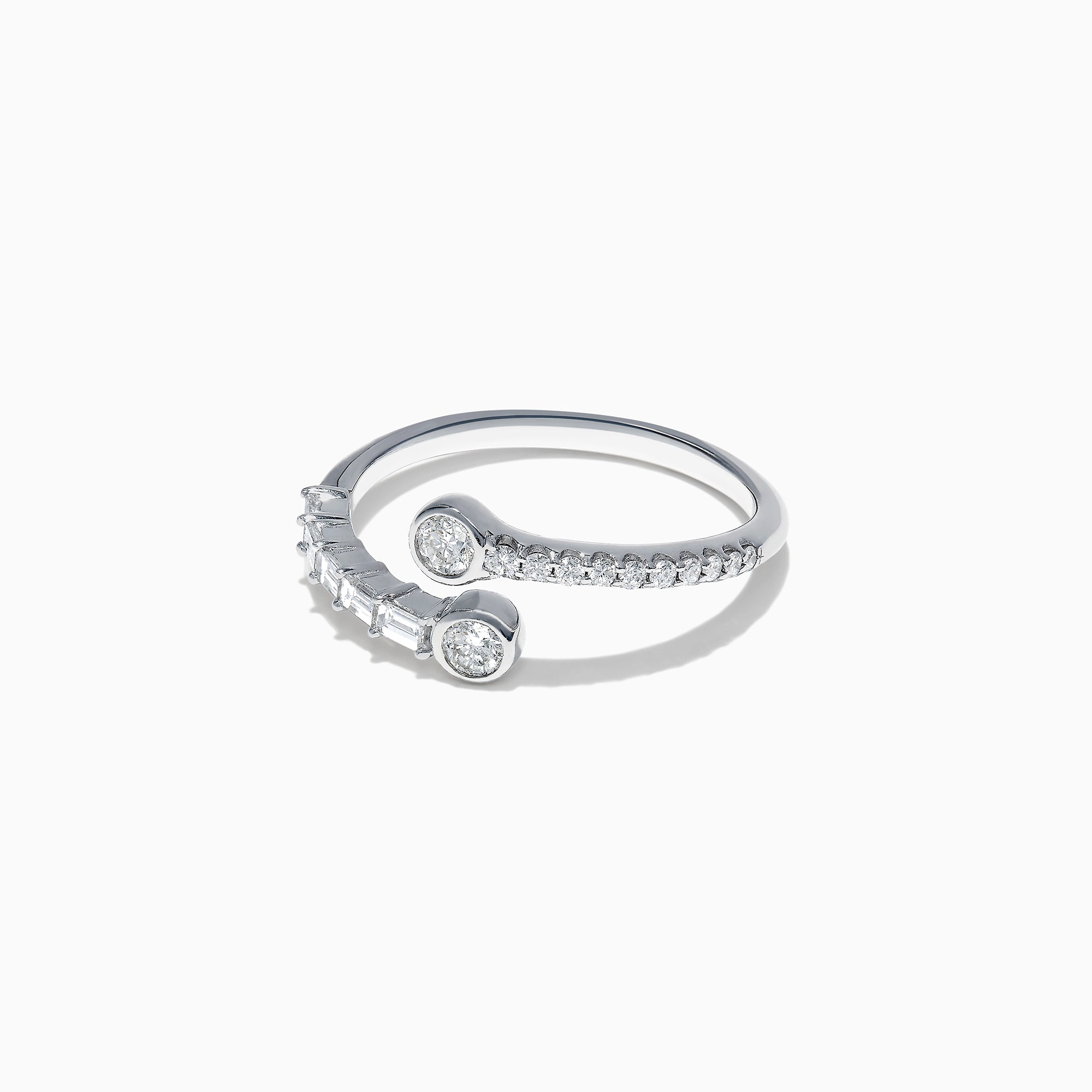 Classique 14K White Gold Two-of-Us Diamond Ring, 0.46 TCW – effyjewelry.com