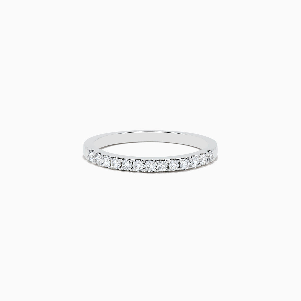 The Pave Classica 14K White Gold Diamond Engagement & Wedding Ring Set 1.34 TCW features a round center diamond, a sparkling diamond halo, and additional diamonds on the split band, shown against a white background.