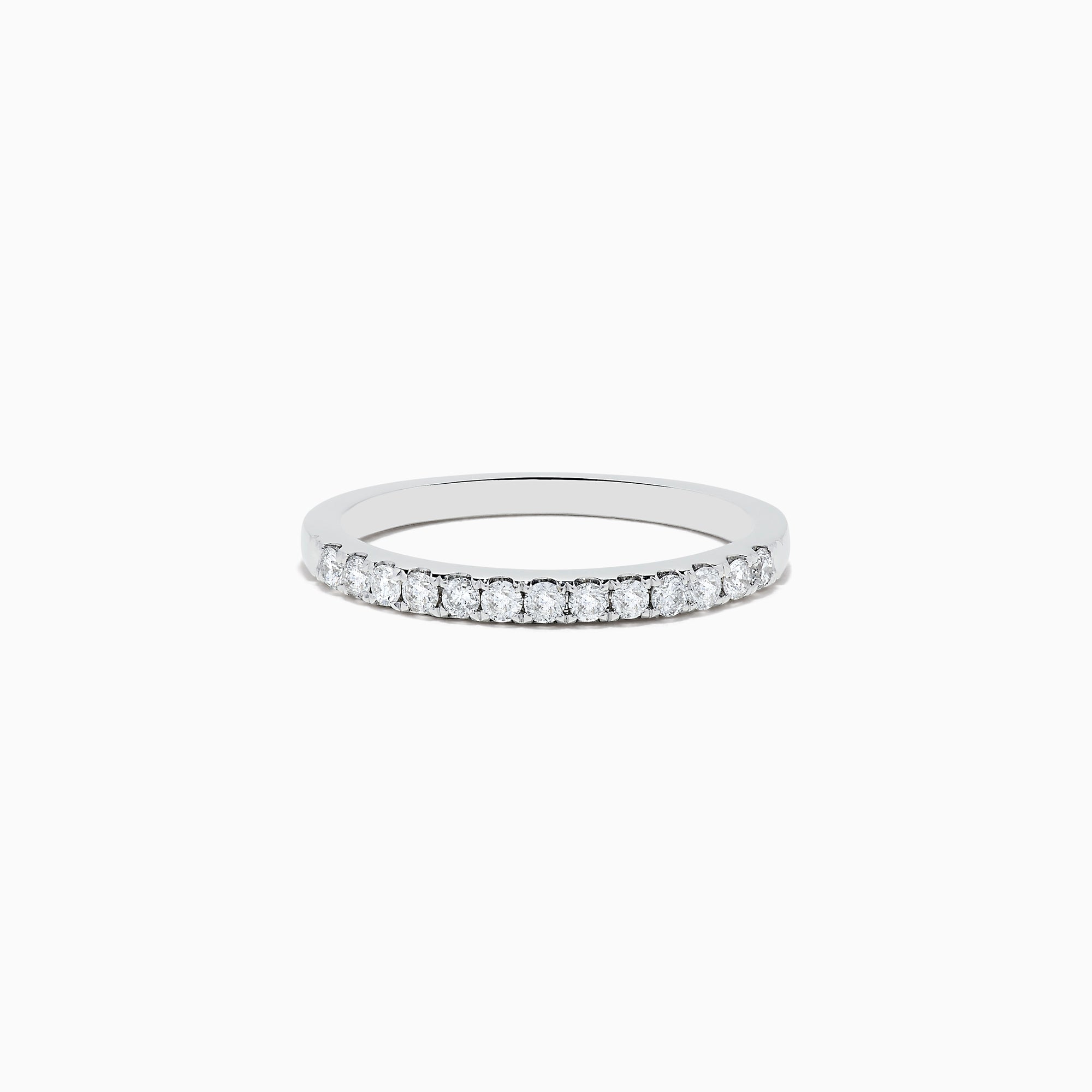 The Pave Classica 14K White Gold Diamond Engagement & Wedding Ring Set 1.34 TCW features a round center diamond, a sparkling diamond halo, and additional diamonds on the split band, shown against a white background.