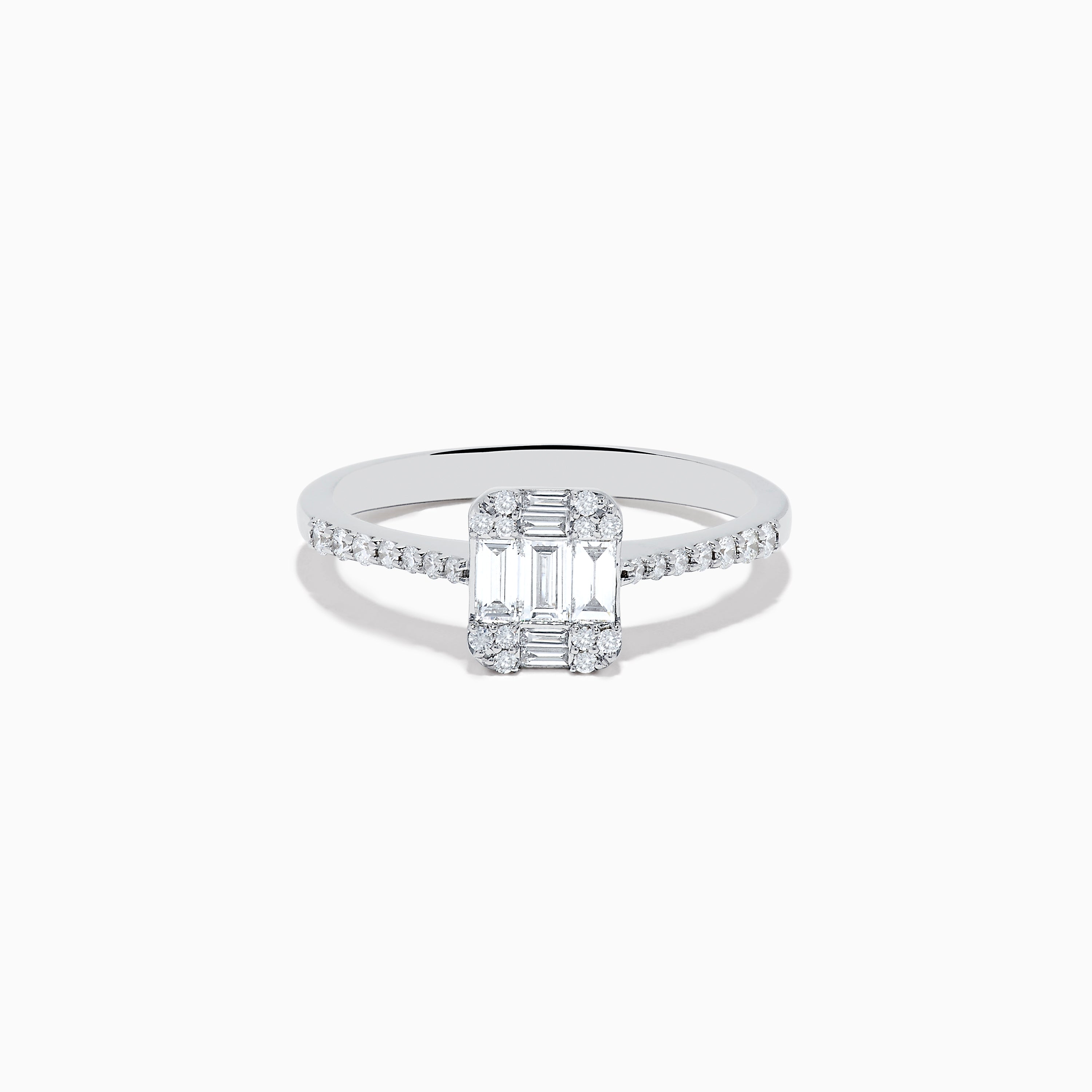 Effy Classique 14K White Gold Diamond Ring