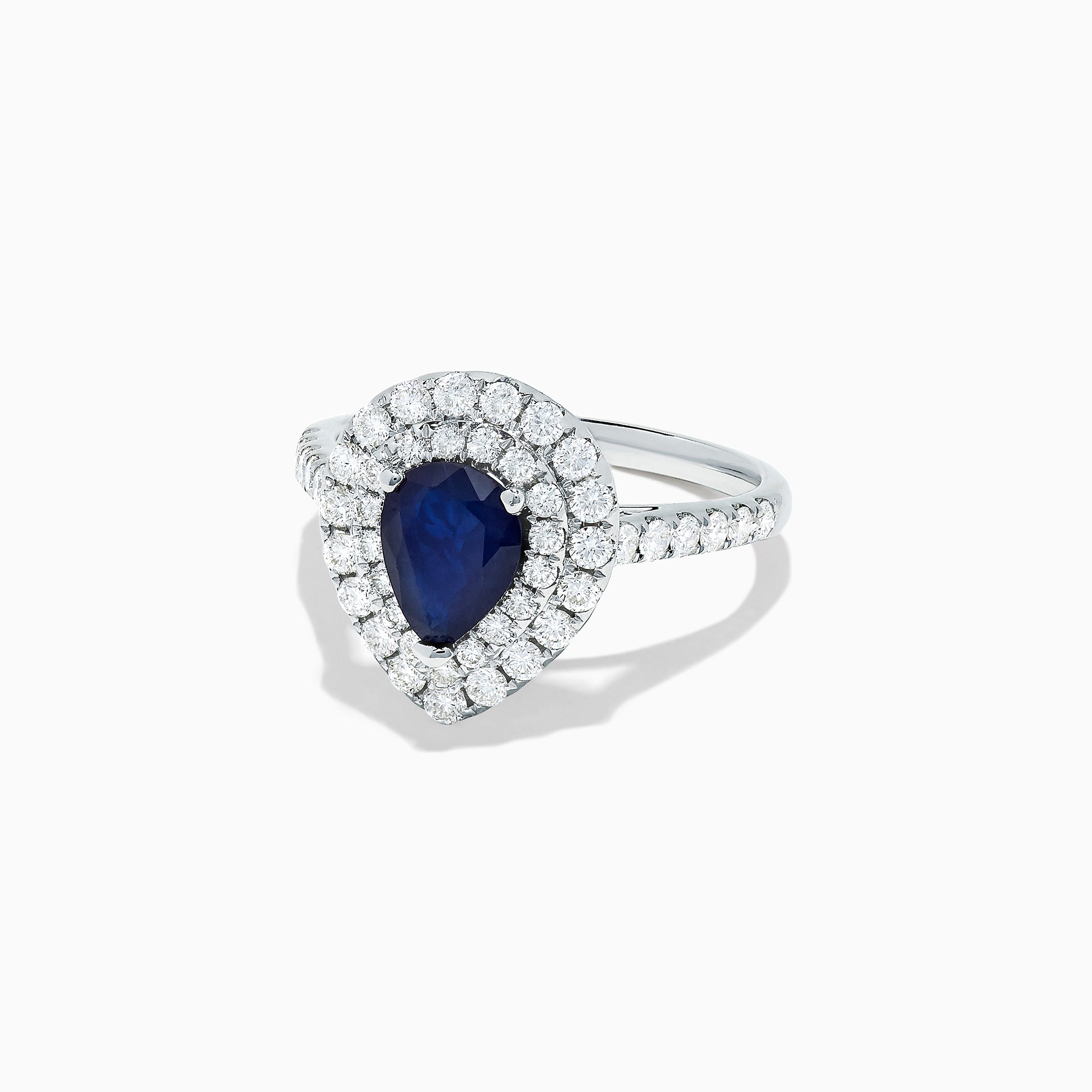 Effy Royale Bleu 14K White Gold Sapphire and Diamond Ring, 1.90 TCW