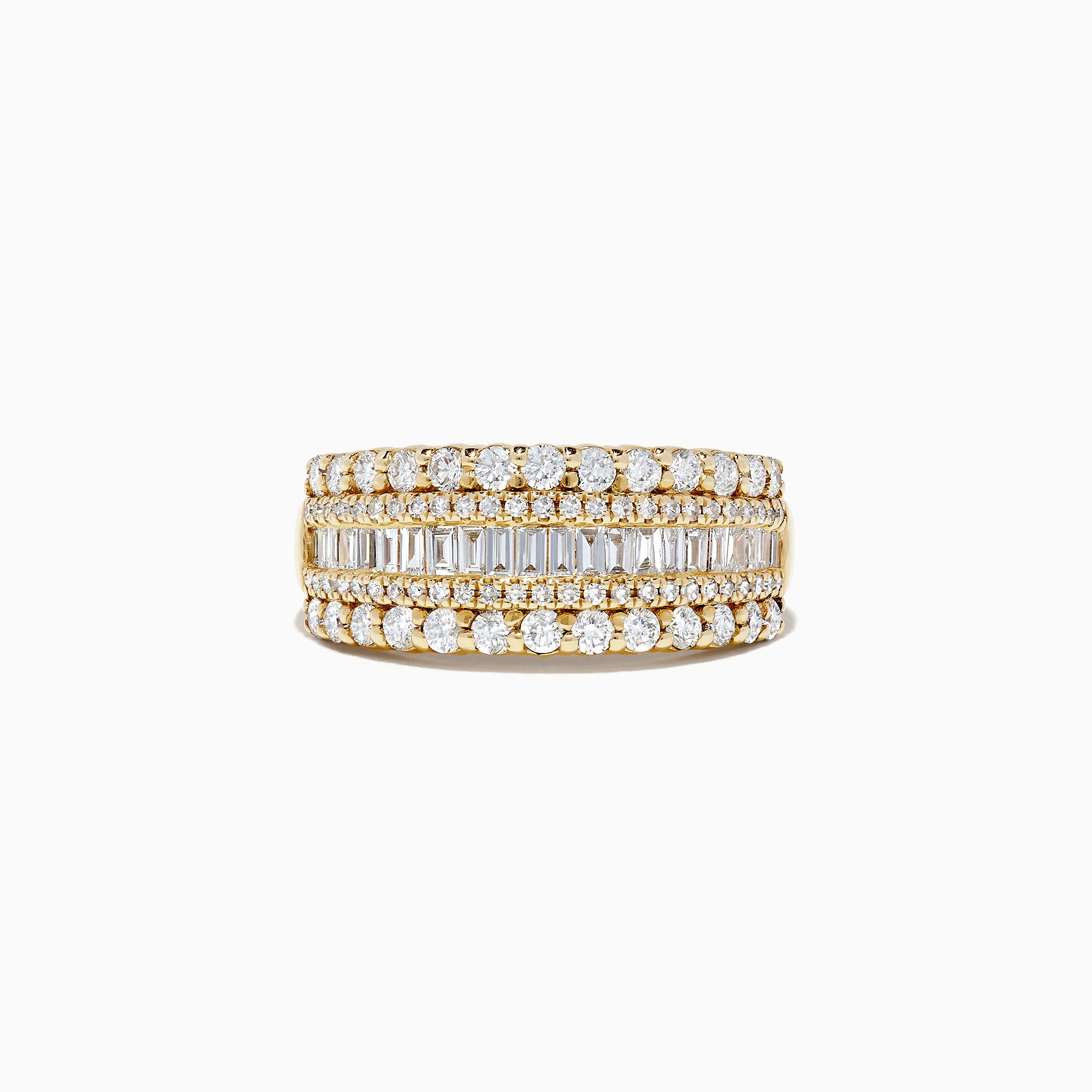 Effy D'Oro 14K Yellow Gold Diamond Ring, 1.21 TCW
