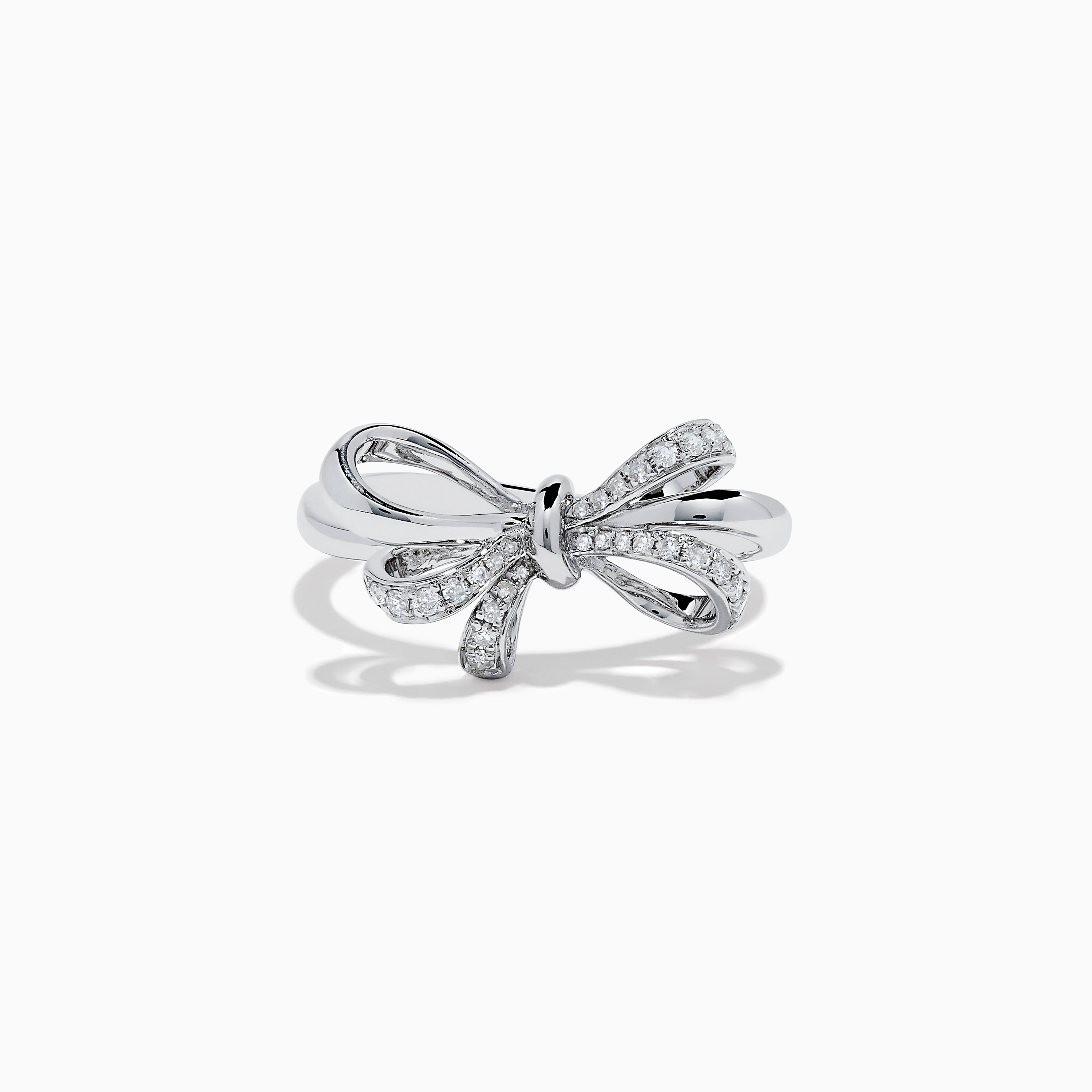 925 Sterling Silver Diamond Bow Ring – effyjewelry.com