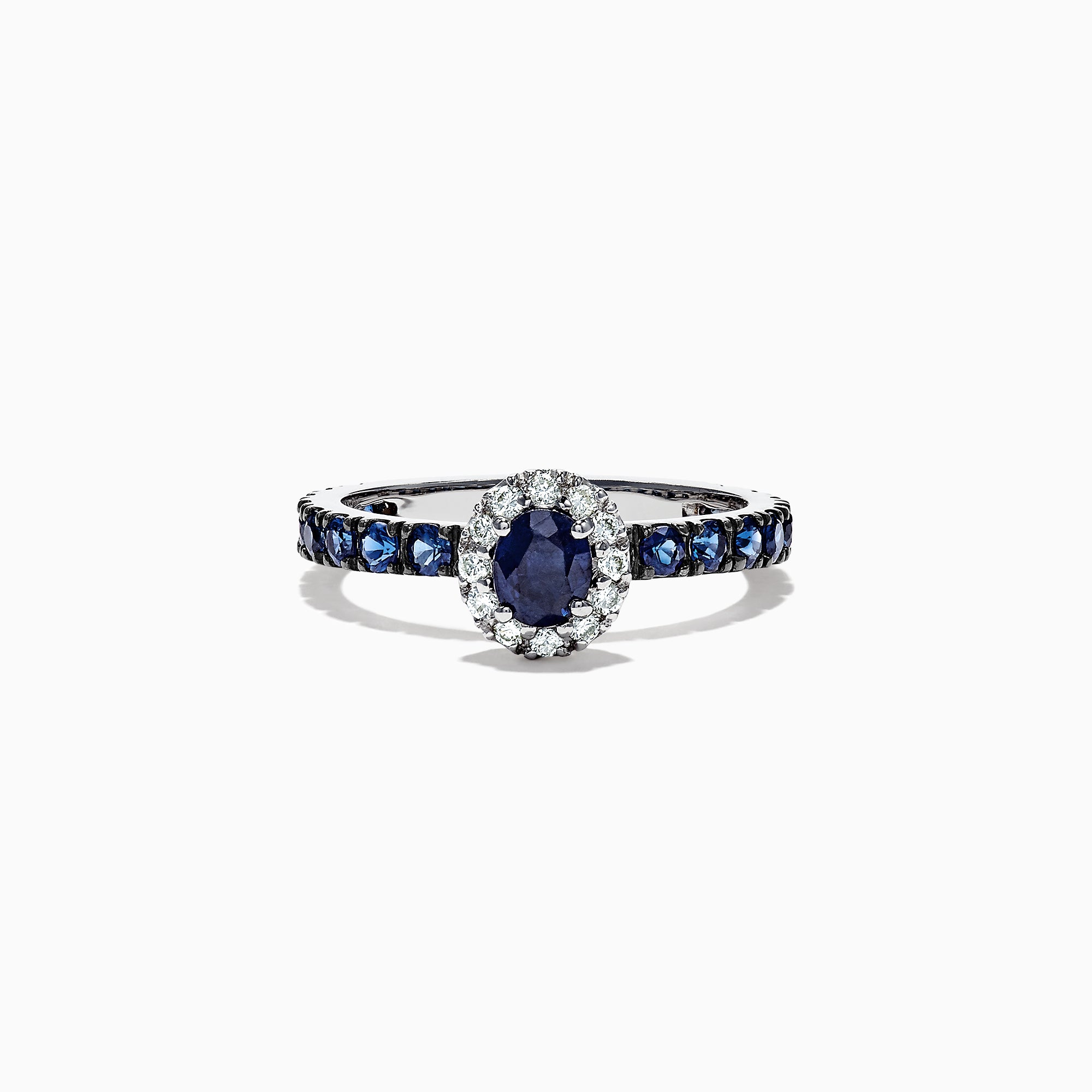 Effy Royale Bleu 14K White Gold Sapphire and Diamond Ring, 1.52 TCW