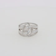Classique 14K White Gold Diamond Ring, 0.81 TCW