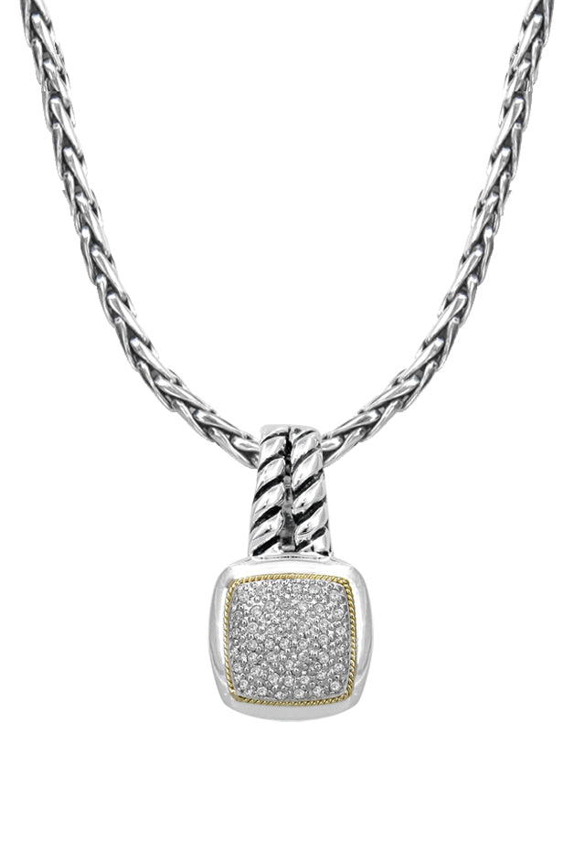 Effy 925 Sterling Silver Diamond Pave Pendant, 0.20 TCW